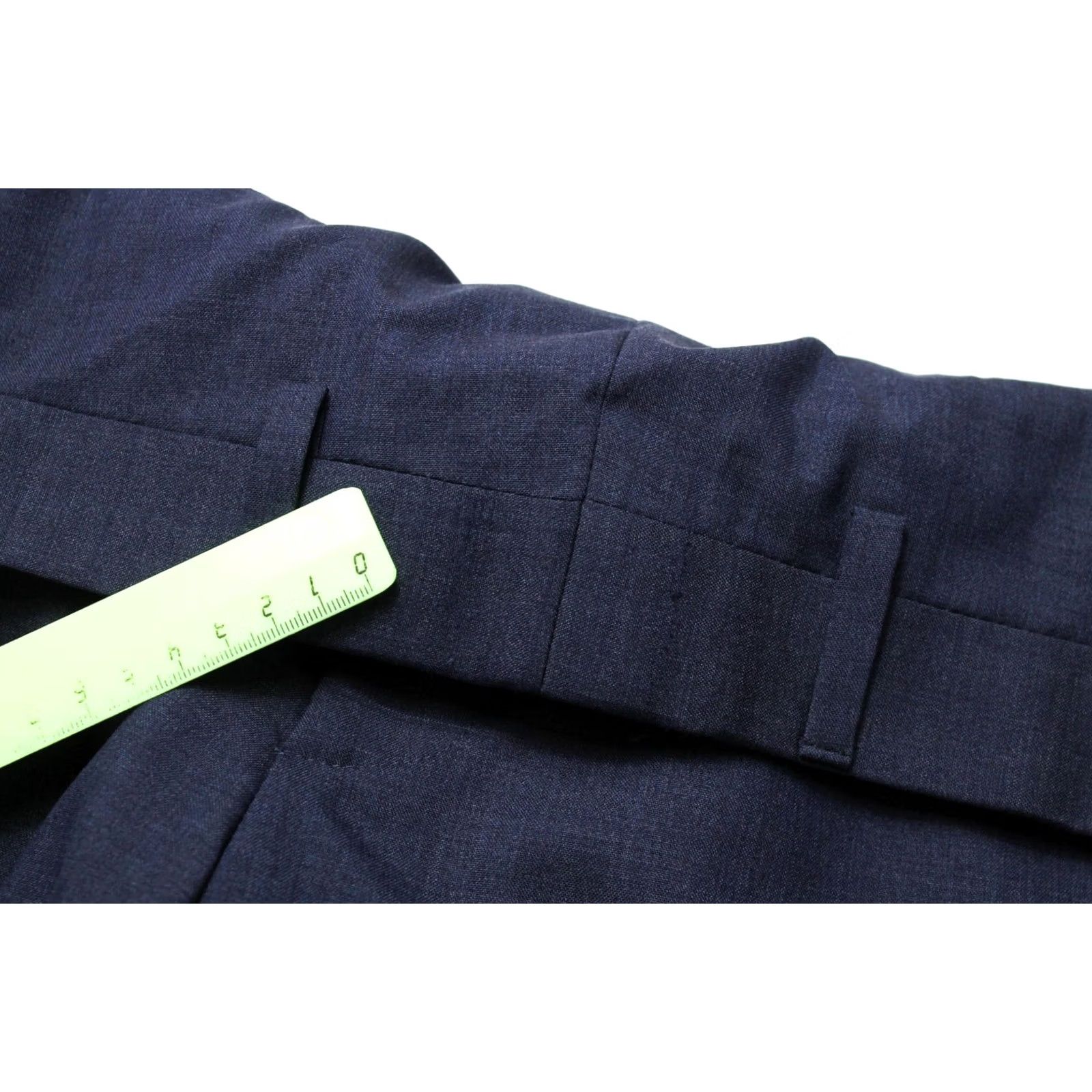 Suitsupply Suitsupply Sono Slim Fit Trousers Men's UK 42 / W37 Blue Pure Wool Super 120's Size US 42 / EU 58 - 7 Thumbnail