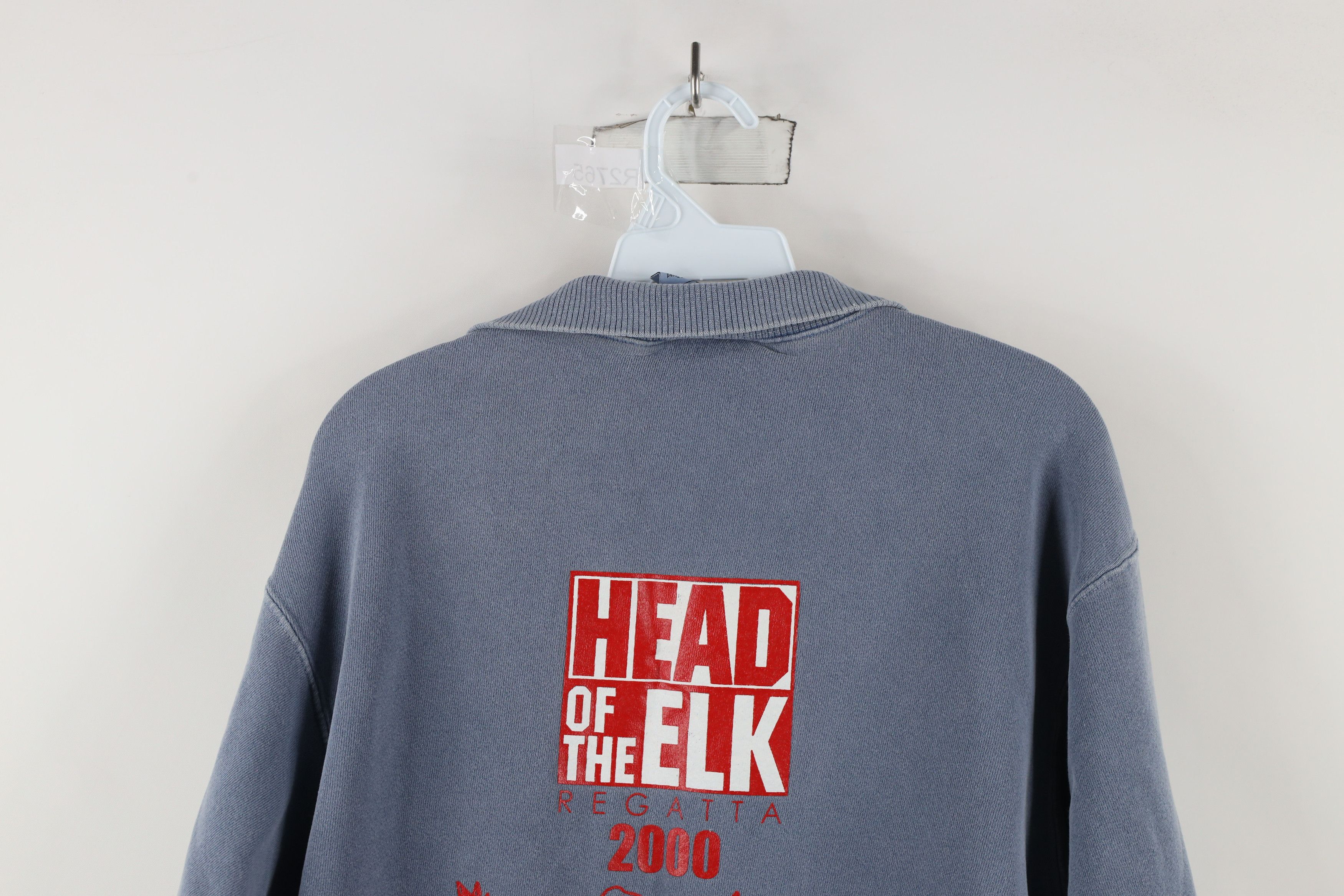 Vintage Vintage Y2K 2000 of the Elk Regatta Half Zip Sweatshirt Blue Size US M / EU 48-50 / 2 - 14 Thumbnail