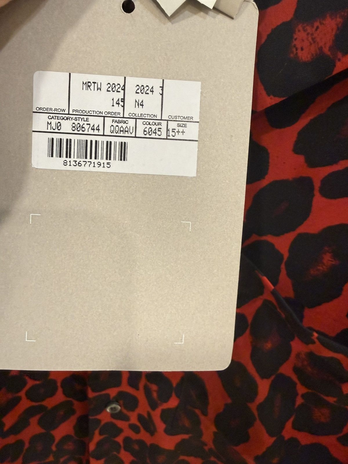 Alexander McQueen Leopard print camp shirt size 15++ Size US M / EU 48-50 / 2 - 5 Thumbnail