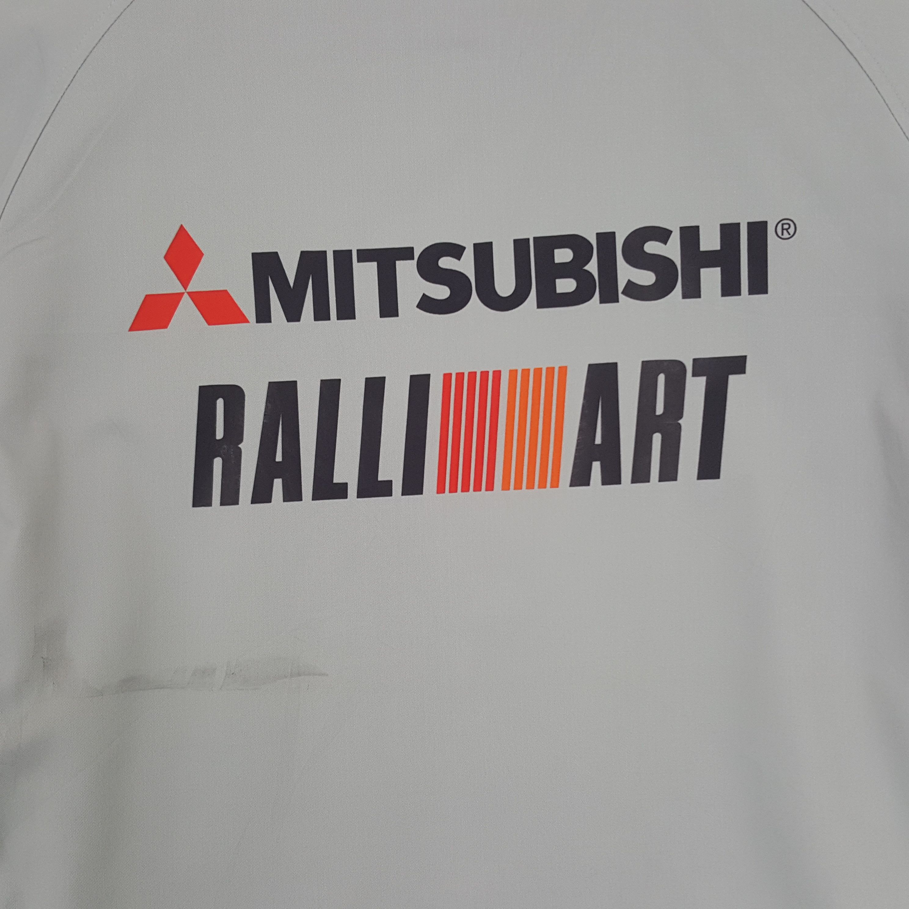 Japanese Brand × Vintage Vintage Mitsubishi Ralli Art Custom Art Uniform Jacket Size US M / EU 48-50 / 2 - 2 Thumbnail