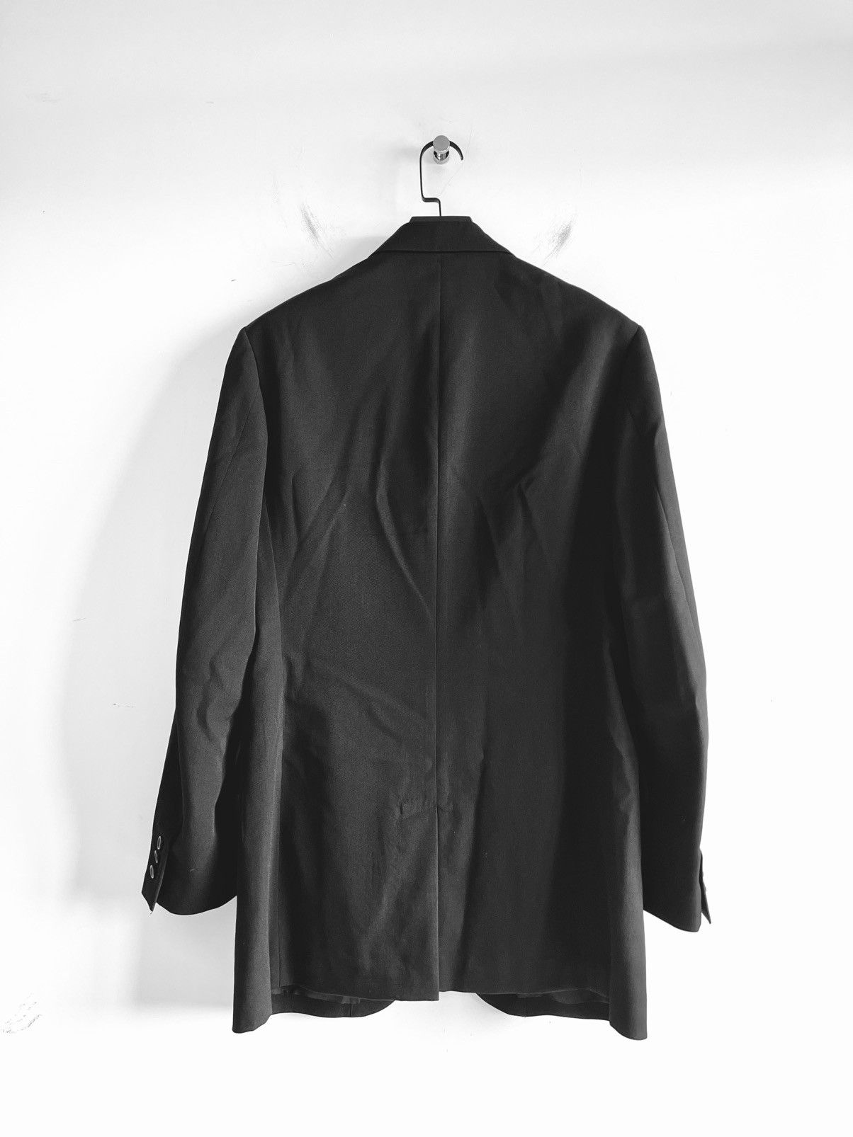 Yohji Yamamoto Yohji Yamamoto Pour Homme HOOK COLLAR 5 SINGLE JACKET BLAZER Size US M / EU 48-50 / 2 - 2 Thumbnail
