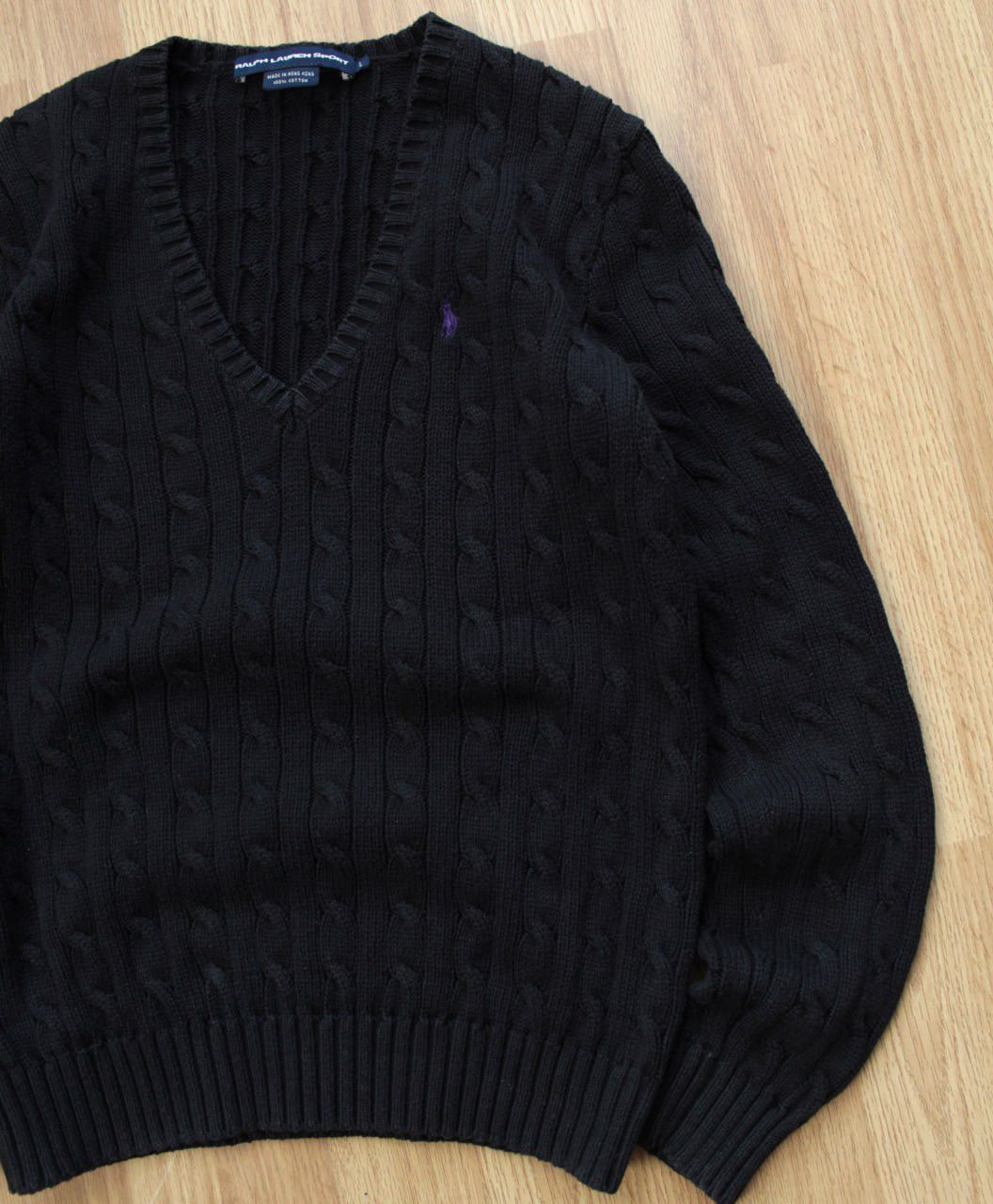 Ralph Lauren Sport 🔥 Polo Ralph Lauren Sport Vintage Cable Knit Sweater Logo Size L / US 10 / IT 46 - 2 Thumbnail