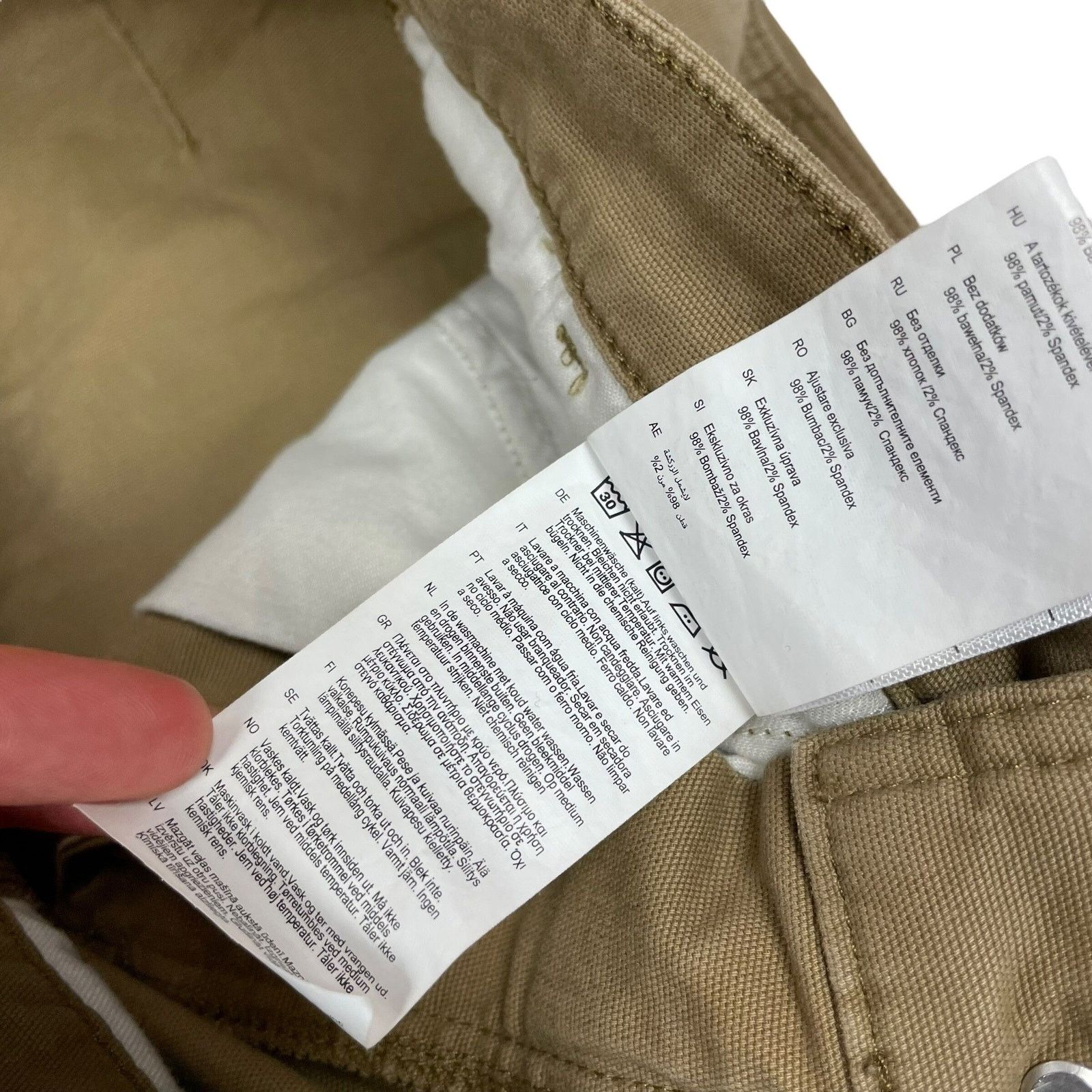 Carhartt × Vintage Carhartt Women's beige Cotton Original Fit Crawford Pants 10 Size 32" / US 10 / IT 46 - 14 Thumbnail