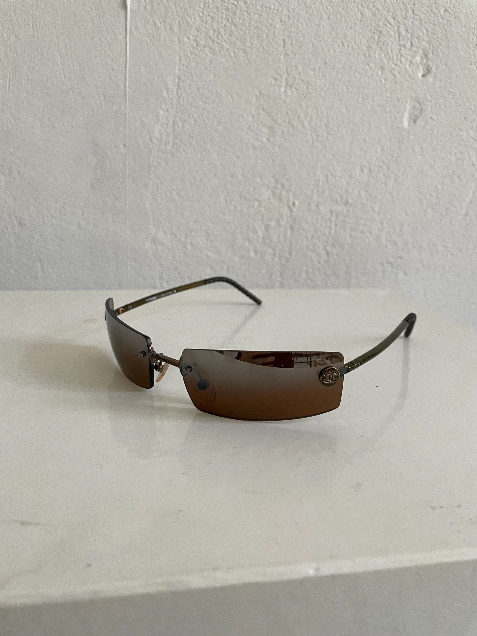 Chanel CHANEL SUNGLASSES 4047 LOGO Wrap Metal 4017 Size ONE SIZE - 1 Thumbnail