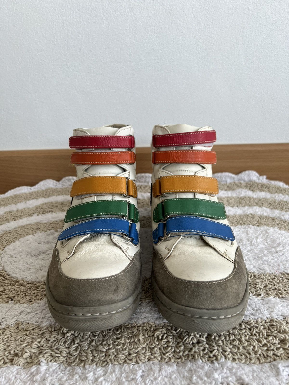 Jean Charles De Castelbajac JCDC VELCO STRAP SHARK HIGH-TOP SNEAKER Size US 10 / EU 43 - 3 Thumbnail