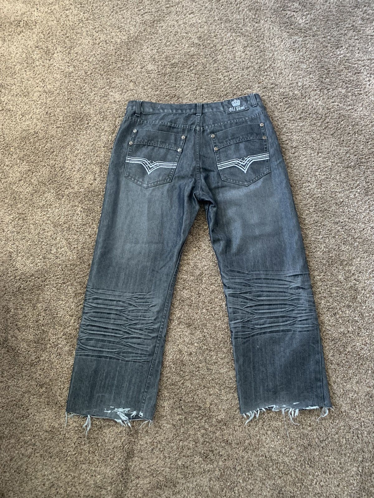 Vintage Old skool jeans grunge Grailed
