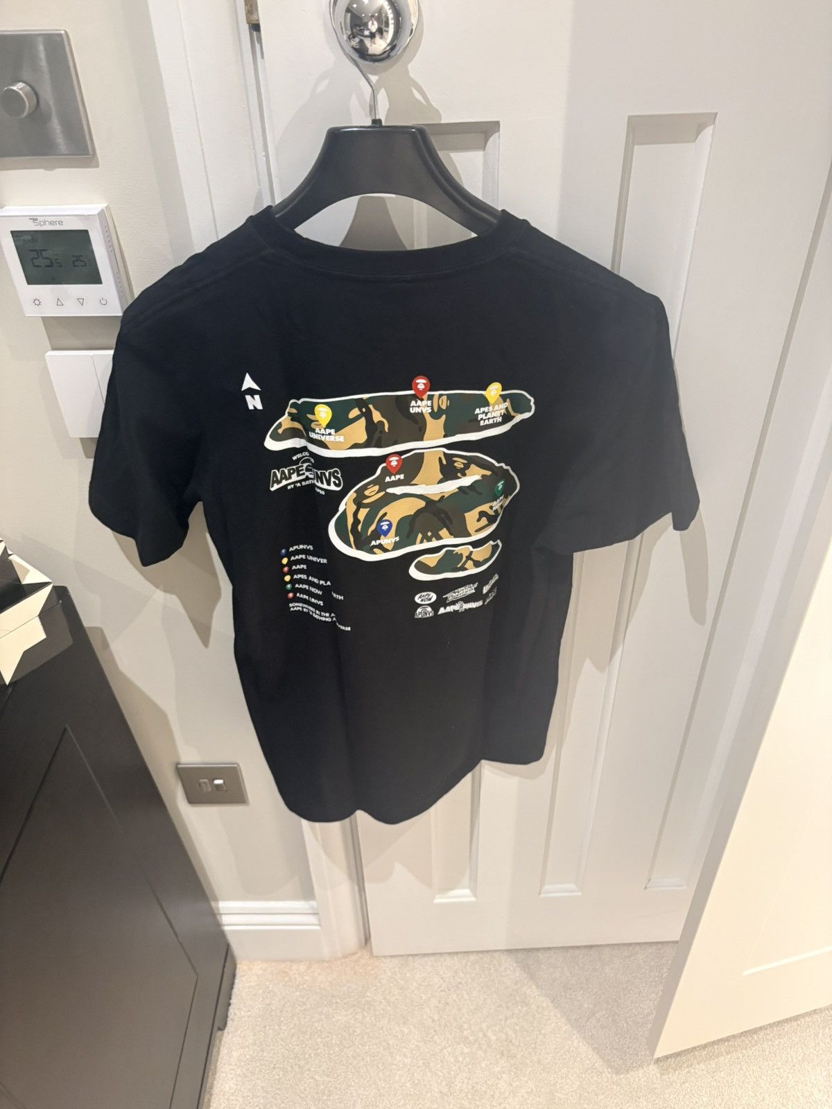 Aape Black & Camo Aape Tee Size US M / EU 48-50 / 2 - 6 Thumbnail