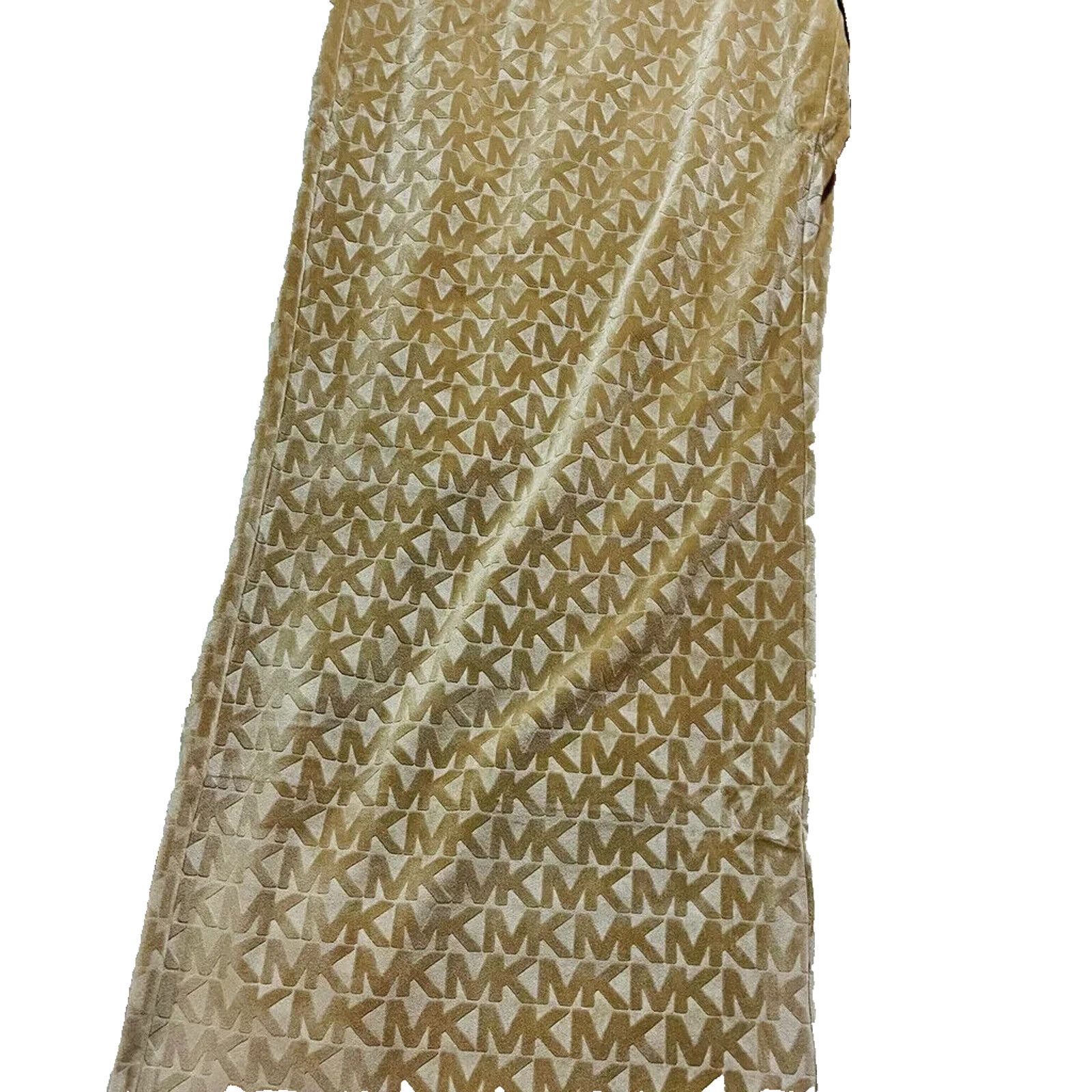 Michael Kors MICHAEL KORS VELVET LOGO WIDE LEG JOGGERS DARK CAMEL NWT - M Size 28" / US 6 / IT 42 - 3 Thumbnail