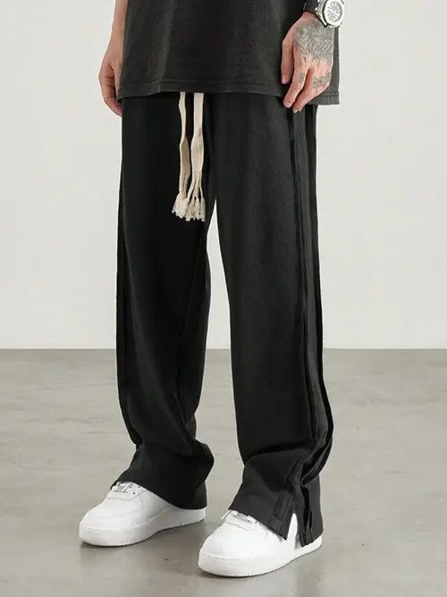 Japanese Brand × Vintage Straight fit casual classic sweatpants big rope Size US 32 / EU 48 - 1 Thumbnail