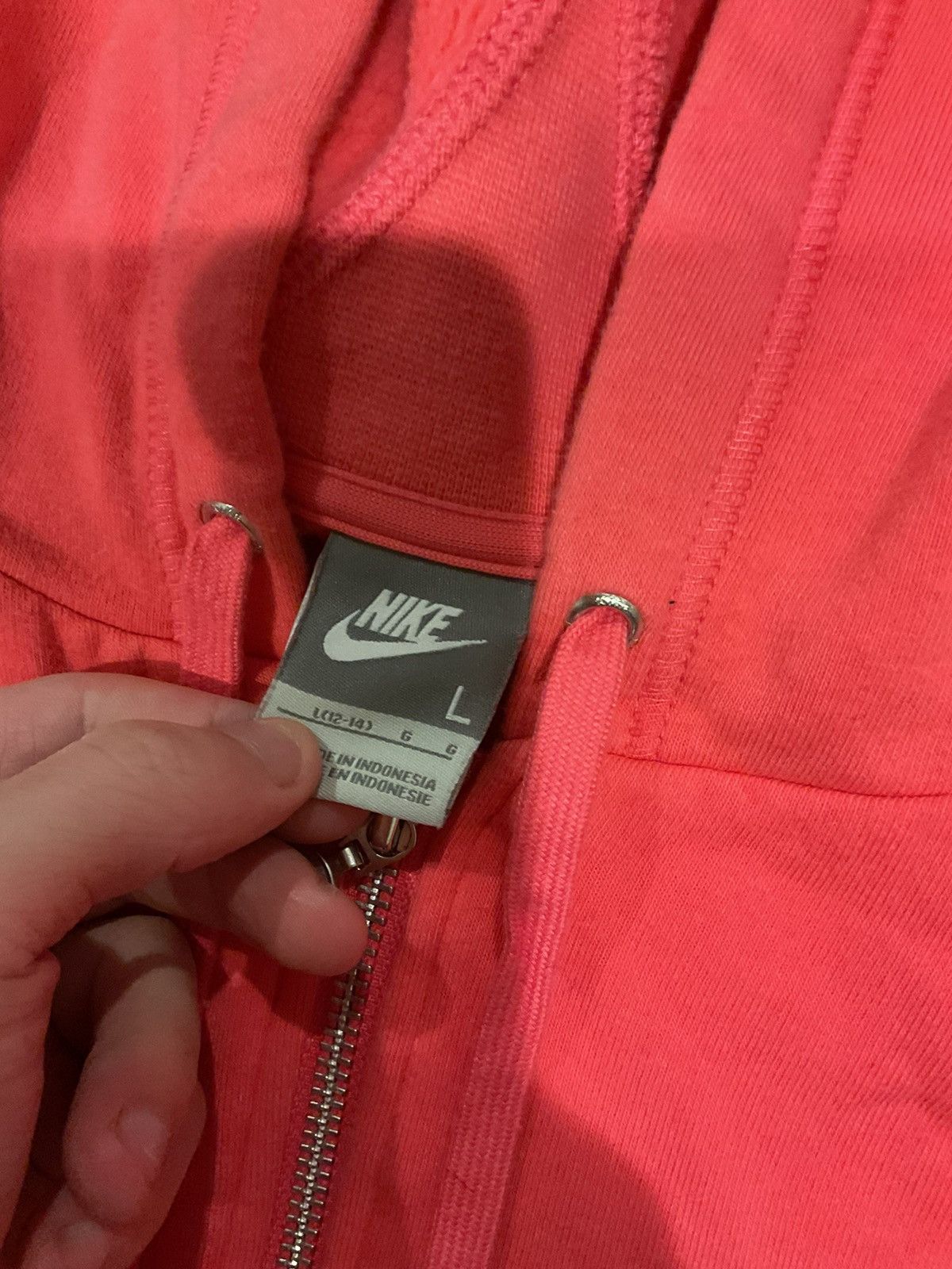 Nike × Vintage Vintage Nike zip up hoodie Size L / US 10 / IT 46 - 2 Thumbnail