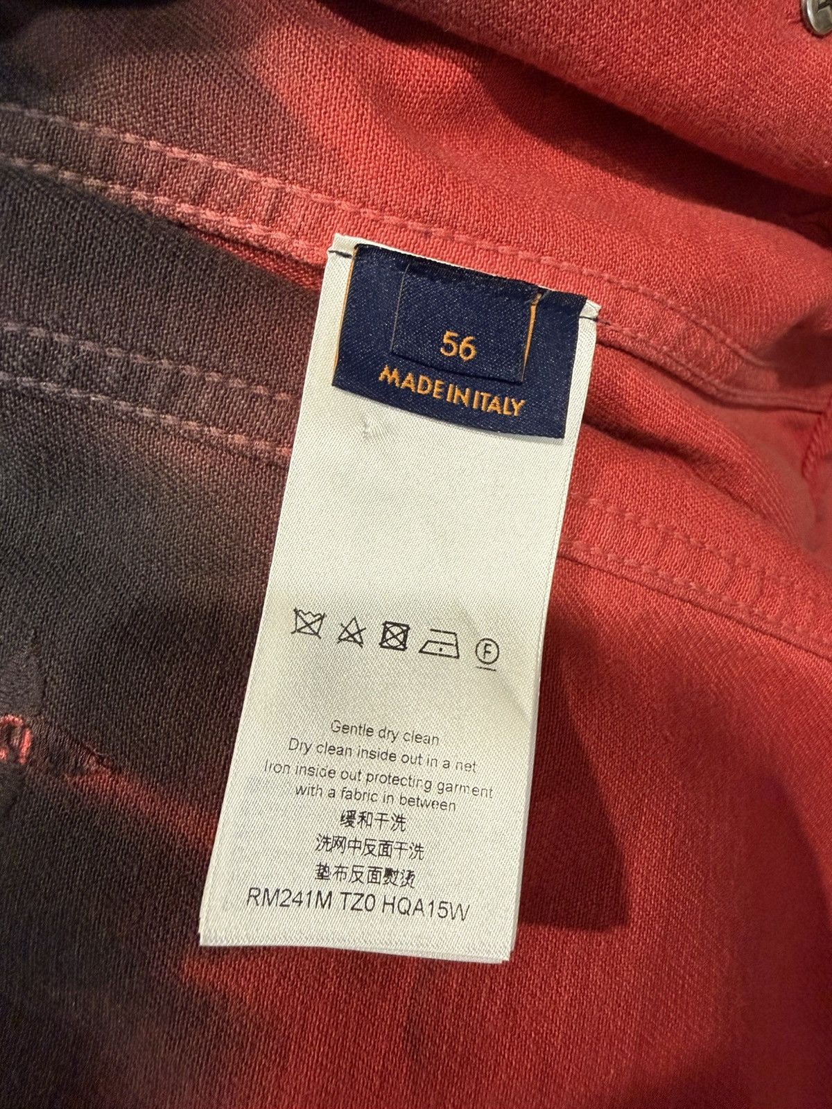 Louis Vuitton Louis Vuitton Black Red Monogram Denim Jacket Size US XL / EU 56 / 4 - 7 Thumbnail