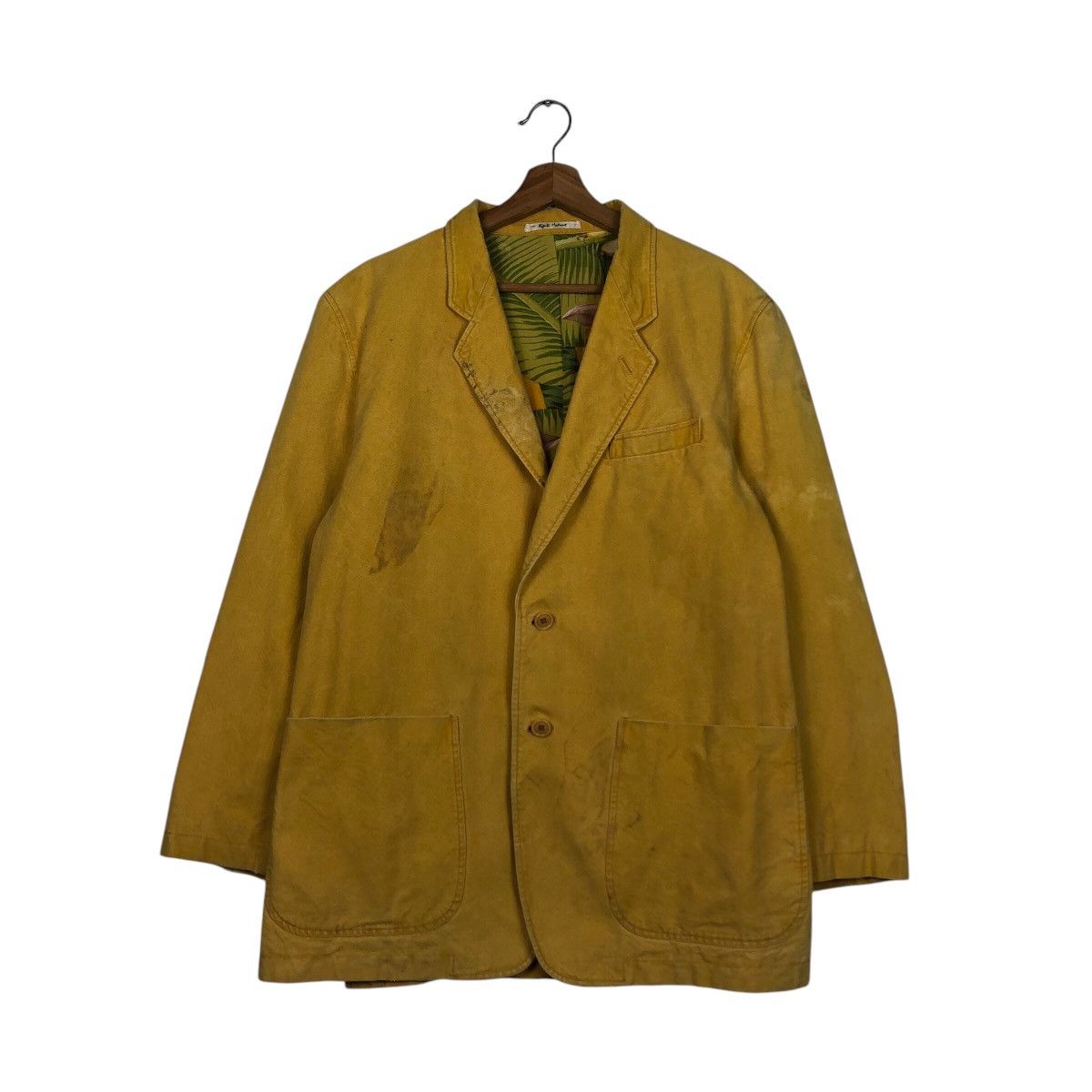 Japanese Brand × Vintage Vintage Chore Worker Jacket Karl Helmut Blanket IsseyMiyake Size US M / EU 48-50 / 2 - 2 Thumbnail