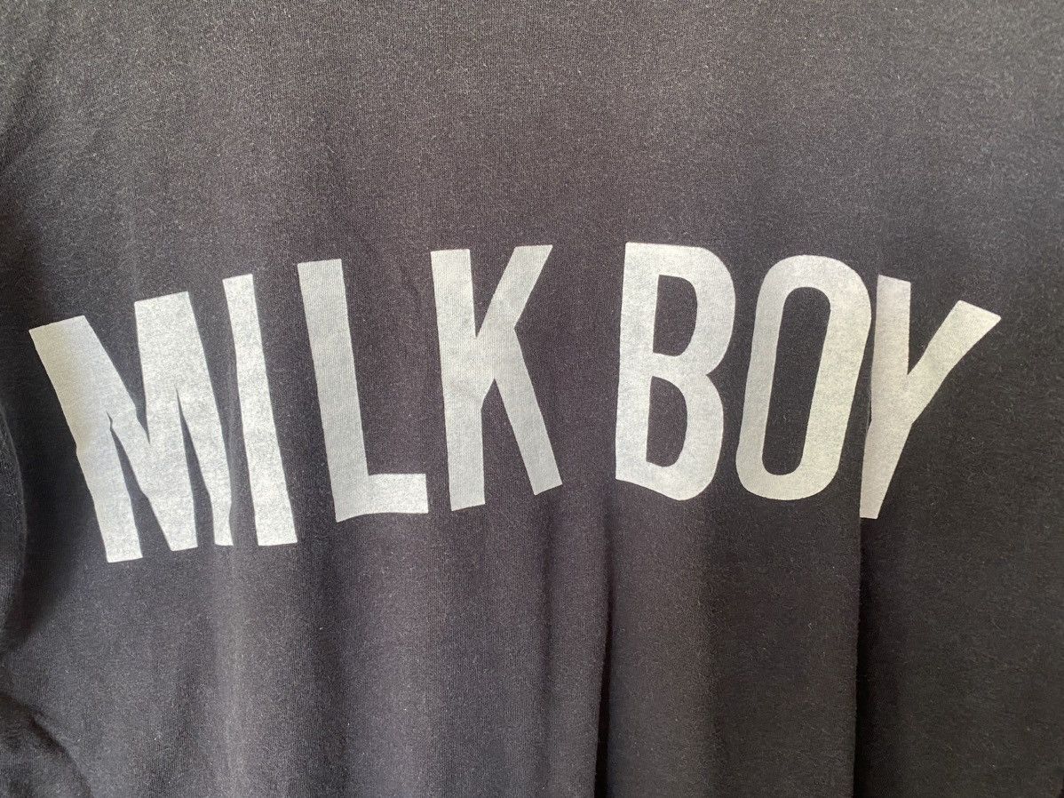 Japanese Brand 1990s MILK BOY spell Out Multi hole button sleeve Size US M / EU 48-50 / 2 - 5 Thumbnail