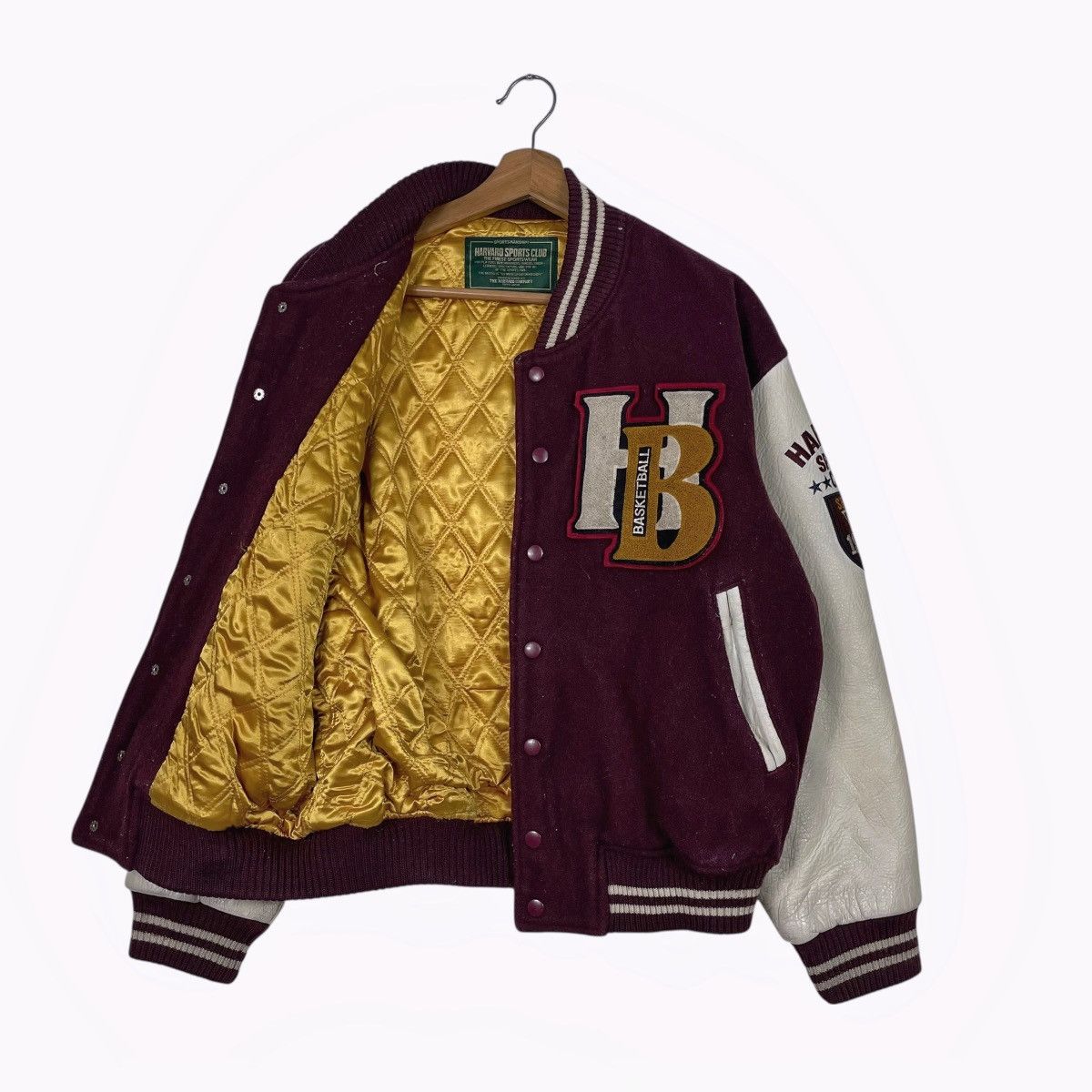 Other Vintage Harvard Sports Club Basketball Varsity Jacket Size US M / EU 48-50 / 2 - 11 Thumbnail