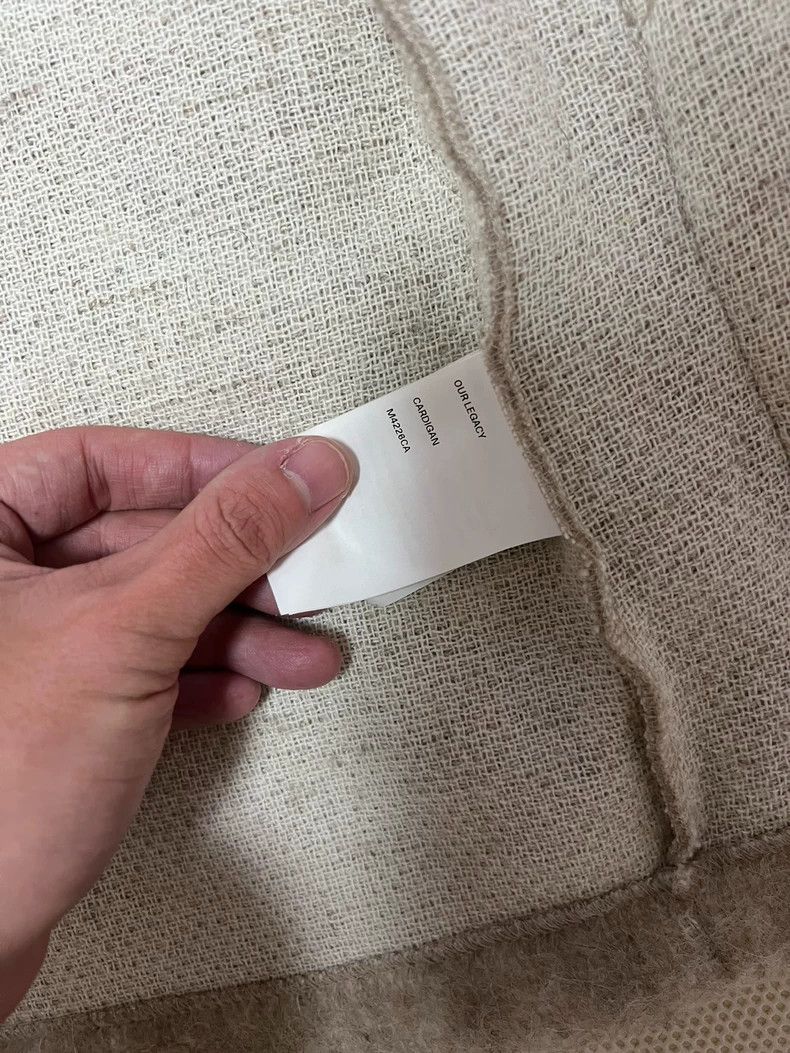 Our Legacy our legacyBeige cardigan 2503-Nextarrow Size US S / EU 44-46 / 1 - 3 Thumbnail