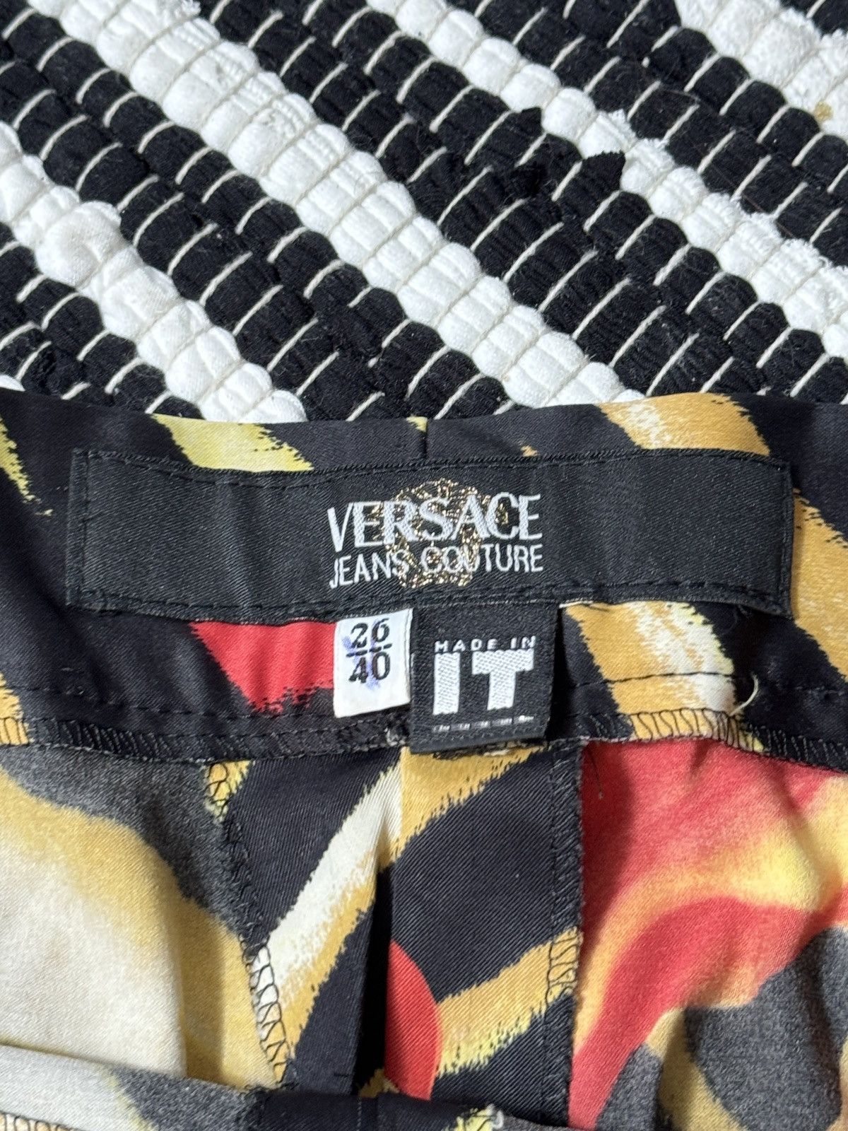 Versace VINTAGE VERSACE 2000s FLOWERS STYLE PANTS Size 26" / US 2 / IT 38 - 2 Thumbnail