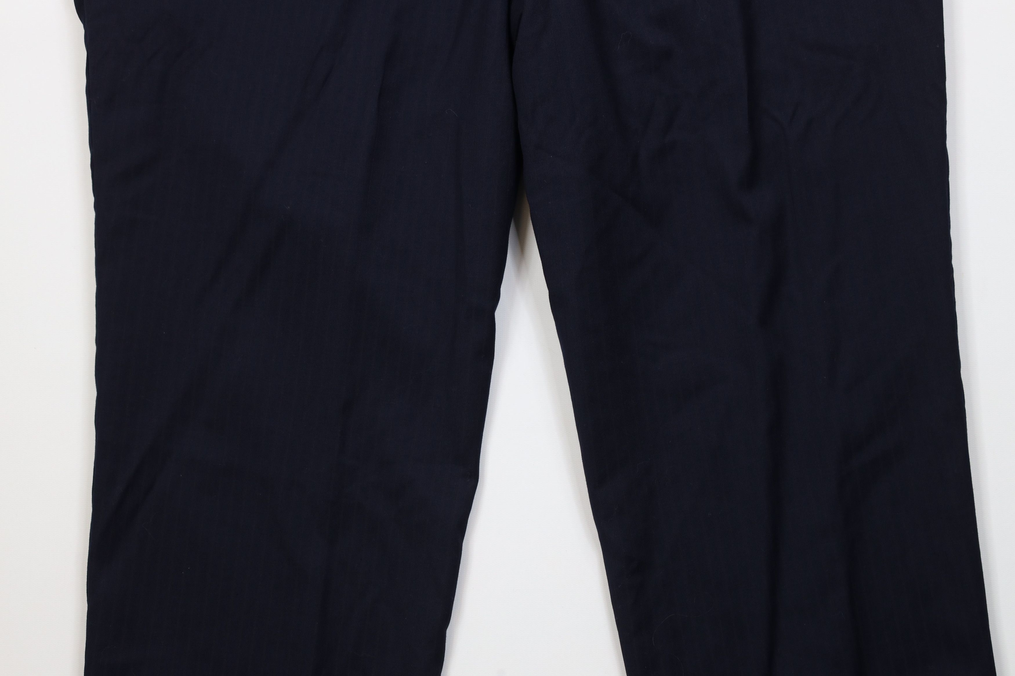 Vintage Vintage 90s Streetwear Knit Pinstriped Wide Led Chino Pants Size US 40 / EU 56 - 9 Thumbnail