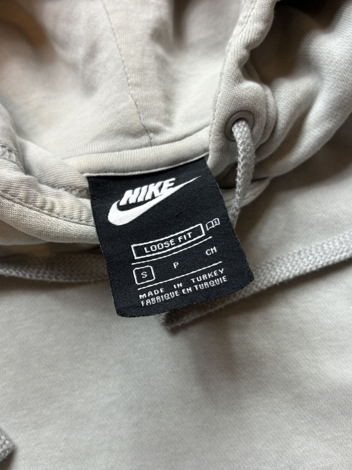 Nike 00s Nike Vintage Center Swoosh Logo Oversized Hoodie Rare Size US S / EU 44-46 / 1 - 6 Thumbnail