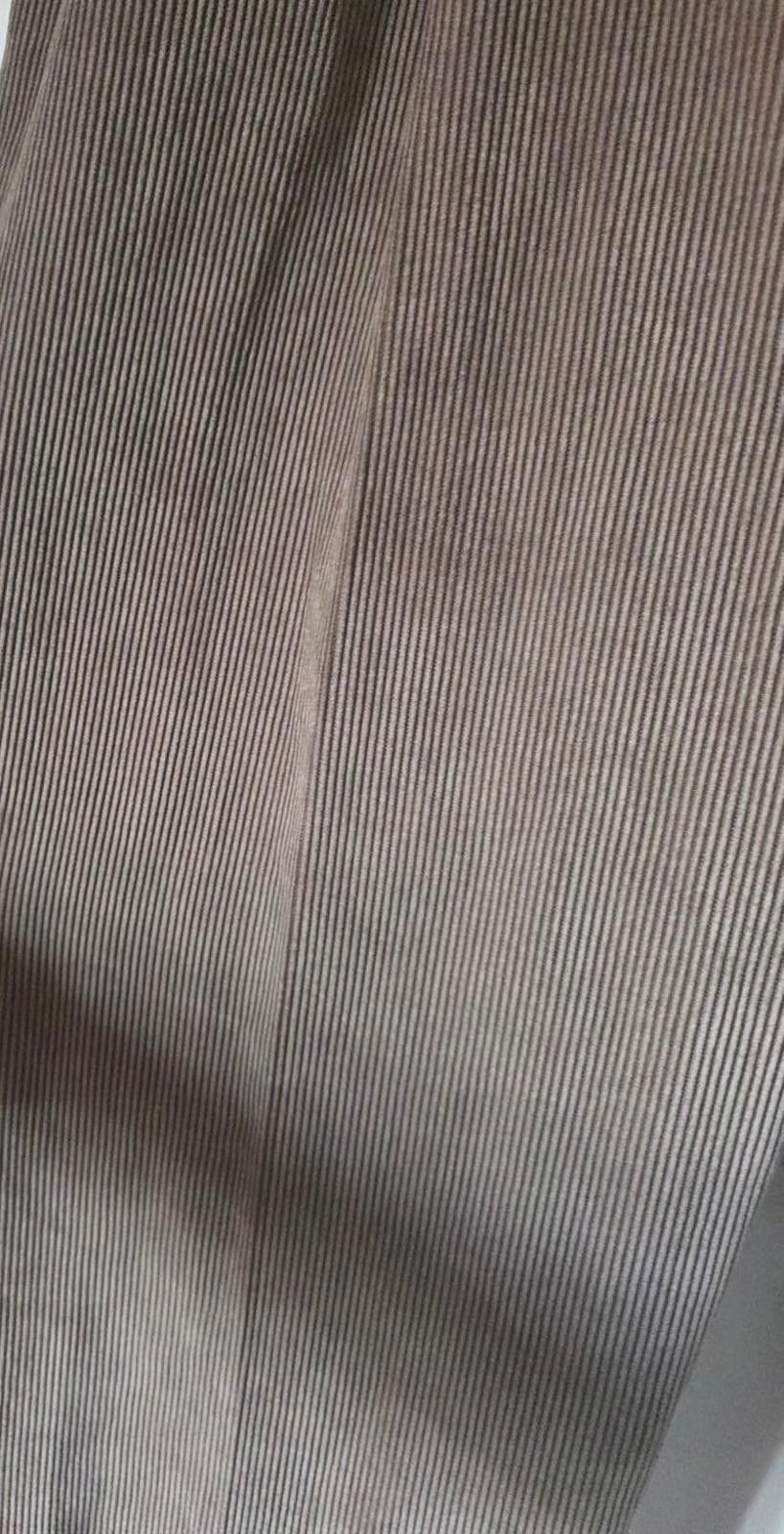Alan Flusser Alan Flusser Mens Brown Corduroy Pants Pleated Relaxed W40 Size US 40 / EU 56 - 5 Thumbnail