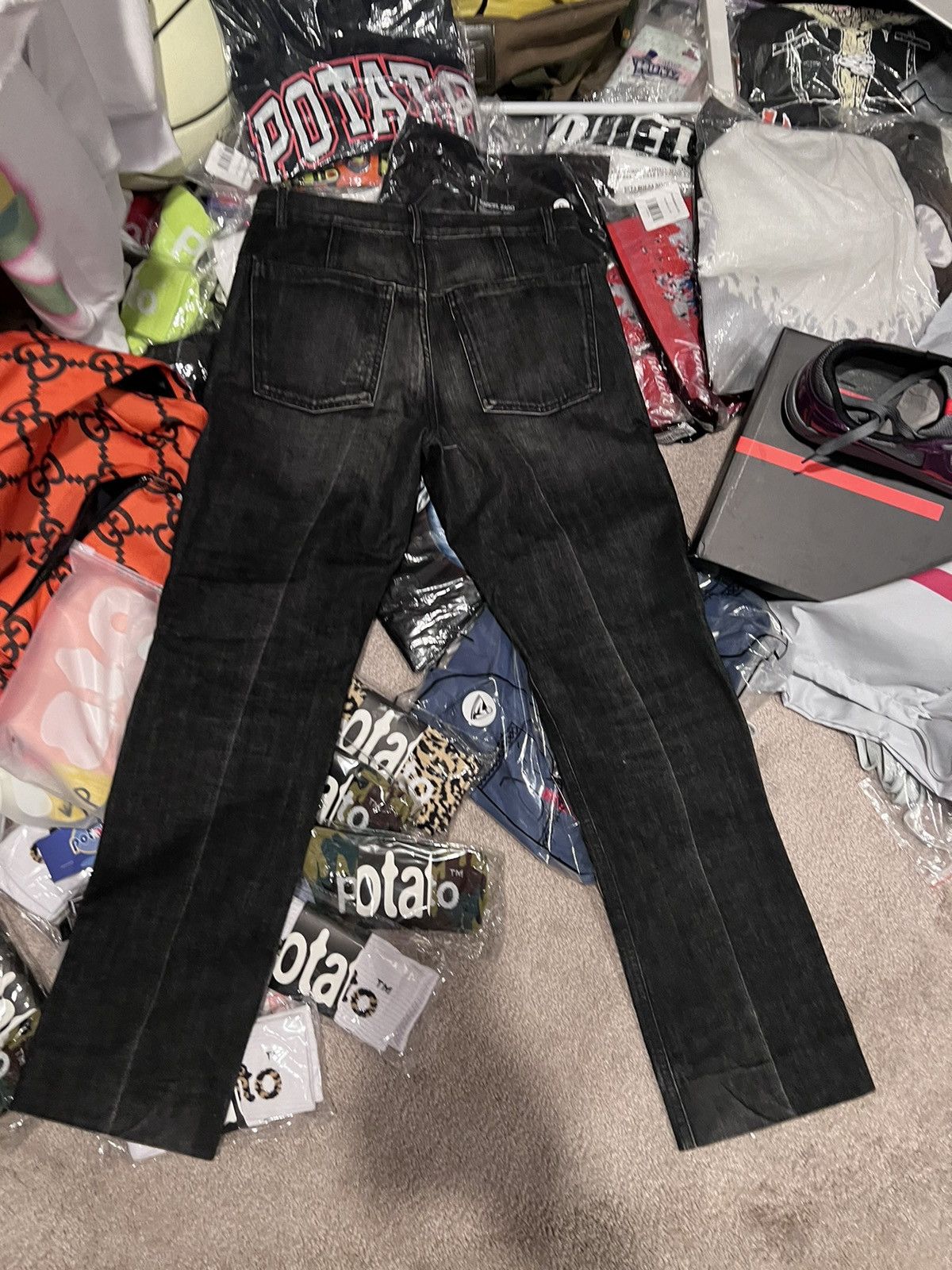 Asspizza × Saint Laurent Paris × Yves Saint Laurent Signed By Asspizza 2023 YSL Jeans | Yves Saint Laurent Size US 28 / EU 44 - 5 Thumbnail