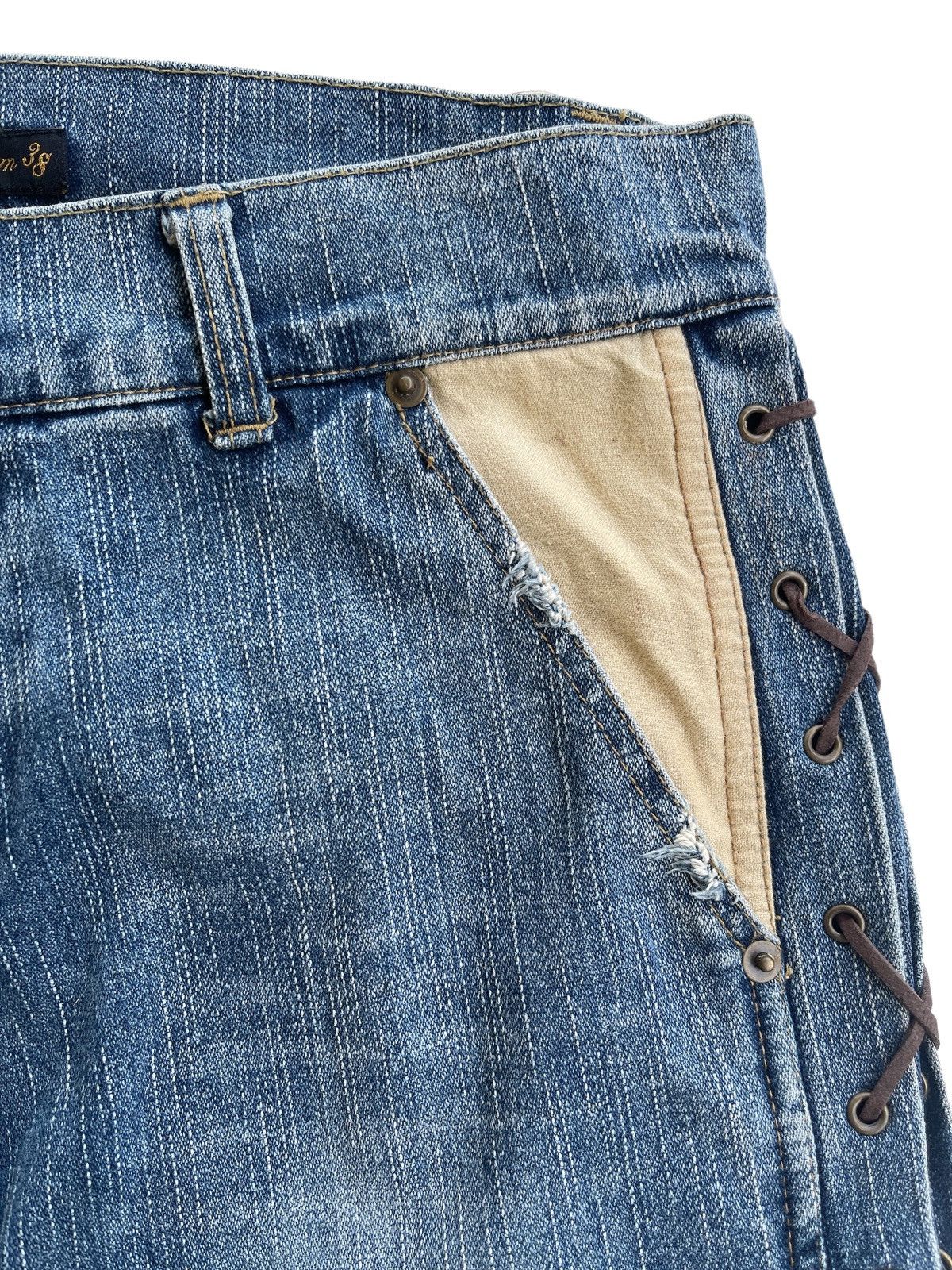 Japanese Brand Vintage Japanese Distressed Flared Jeans Size US 31 - 11 Thumbnail