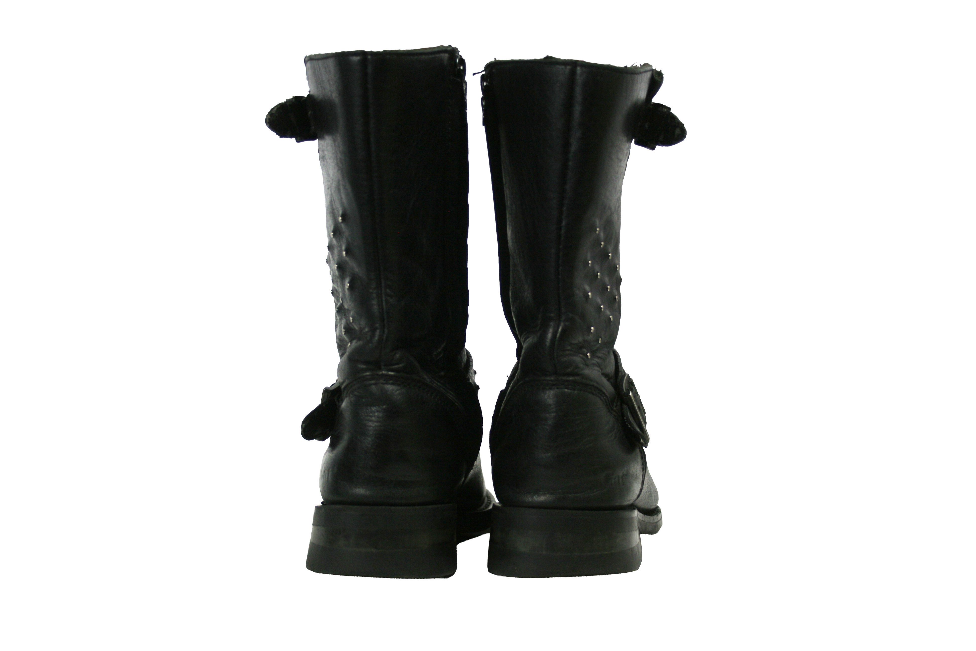 Caterpillar CAT 00S Engineered Avant Garde Leather Biker Boots Vintage Size US 10 / IT 40 - 13 Thumbnail