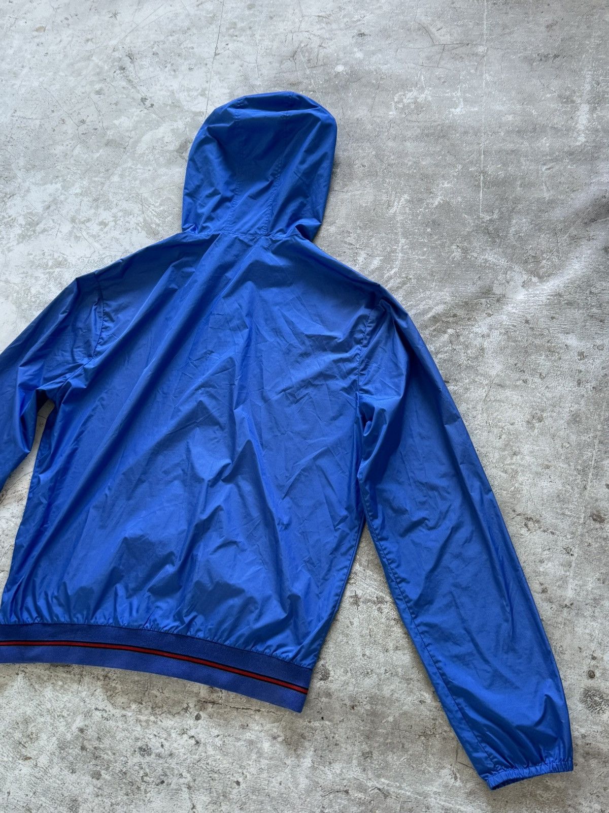 Gucci Gucci blue hooded windbreaker jacket Size US XL / EU 56 / 4 - 6 Thumbnail