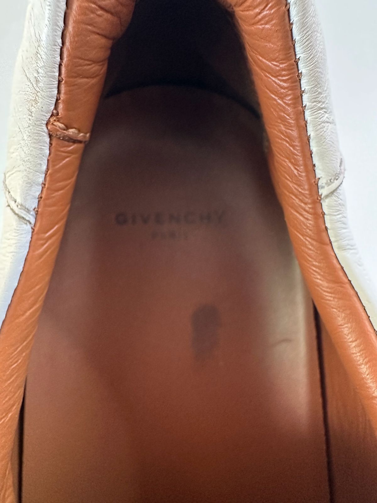 Givenchy Givenchy White Leather Urban Street Slip On Sneakers. Size US 10.5 / EU 43-44 - 7 Thumbnail