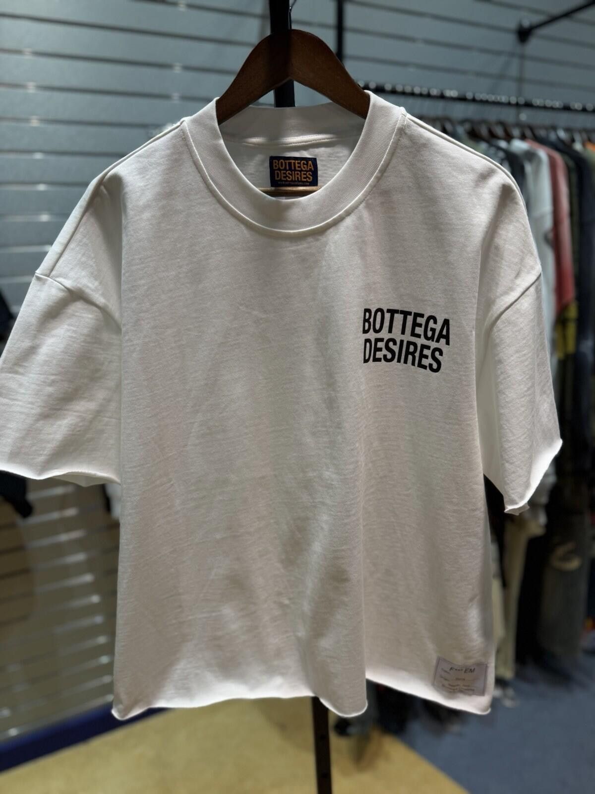 Bottega Desires Bottega Desires Tee T-Shirt F**k Joke (L) White Black Size US L / EU 52-54 / 3 - 4 Thumbnail