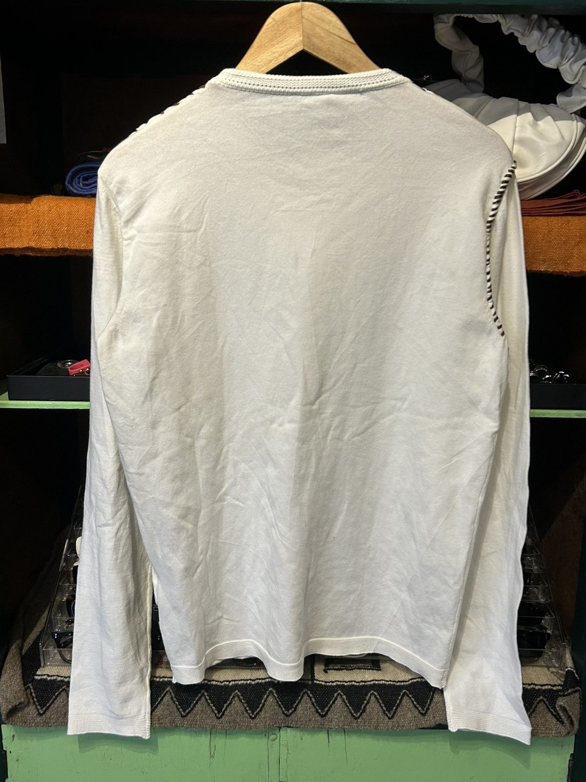 Just Cavalli Just Cavalli white long-sleeve sweater Size XXL / US 16-18 / IT 52-54 - 2 Thumbnail