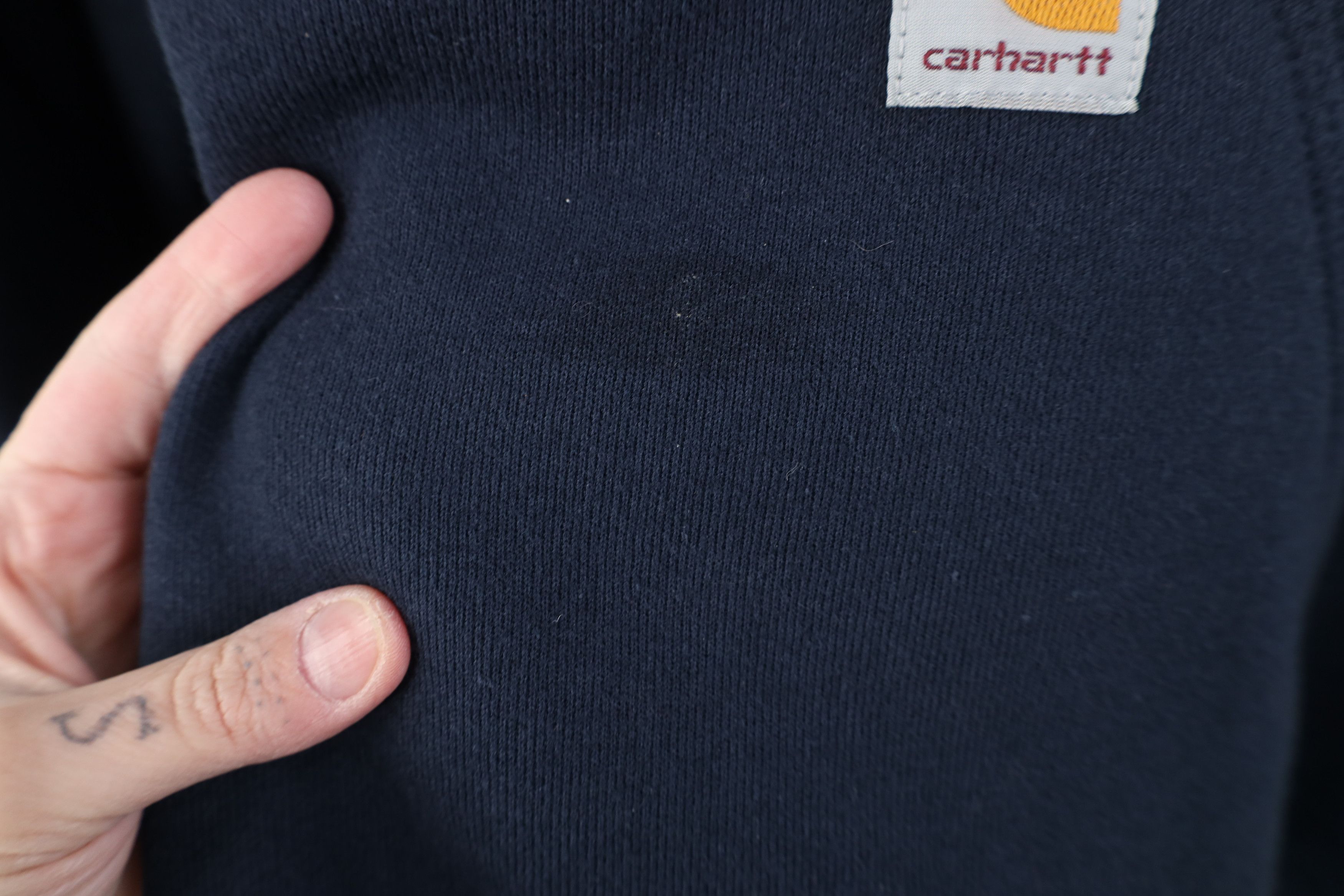 Carhartt Vintage Y2K Carhartt Heavyweight Hoodie Sweatshirt Blue Size US XXL / EU 58 / 5 - 6 Thumbnail