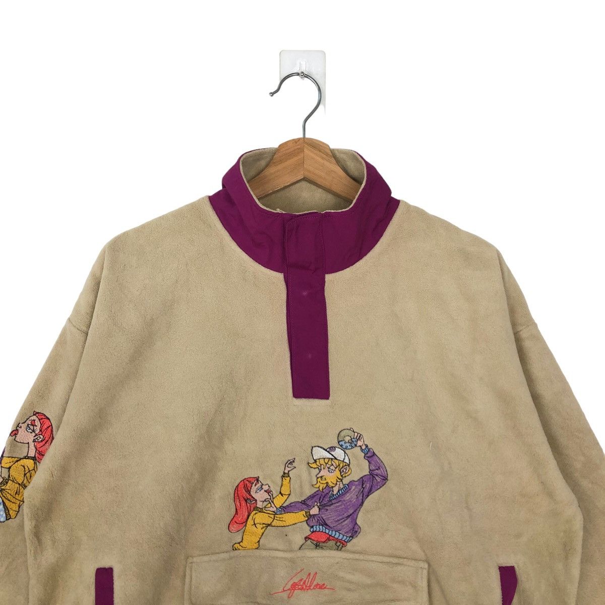 Cartoon Network VINTAGE ANORAK FLEECE JCKET CARTOON BIG LOGO LEFT ALONE Size US M / EU 48-50 / 2 - 2 Thumbnail