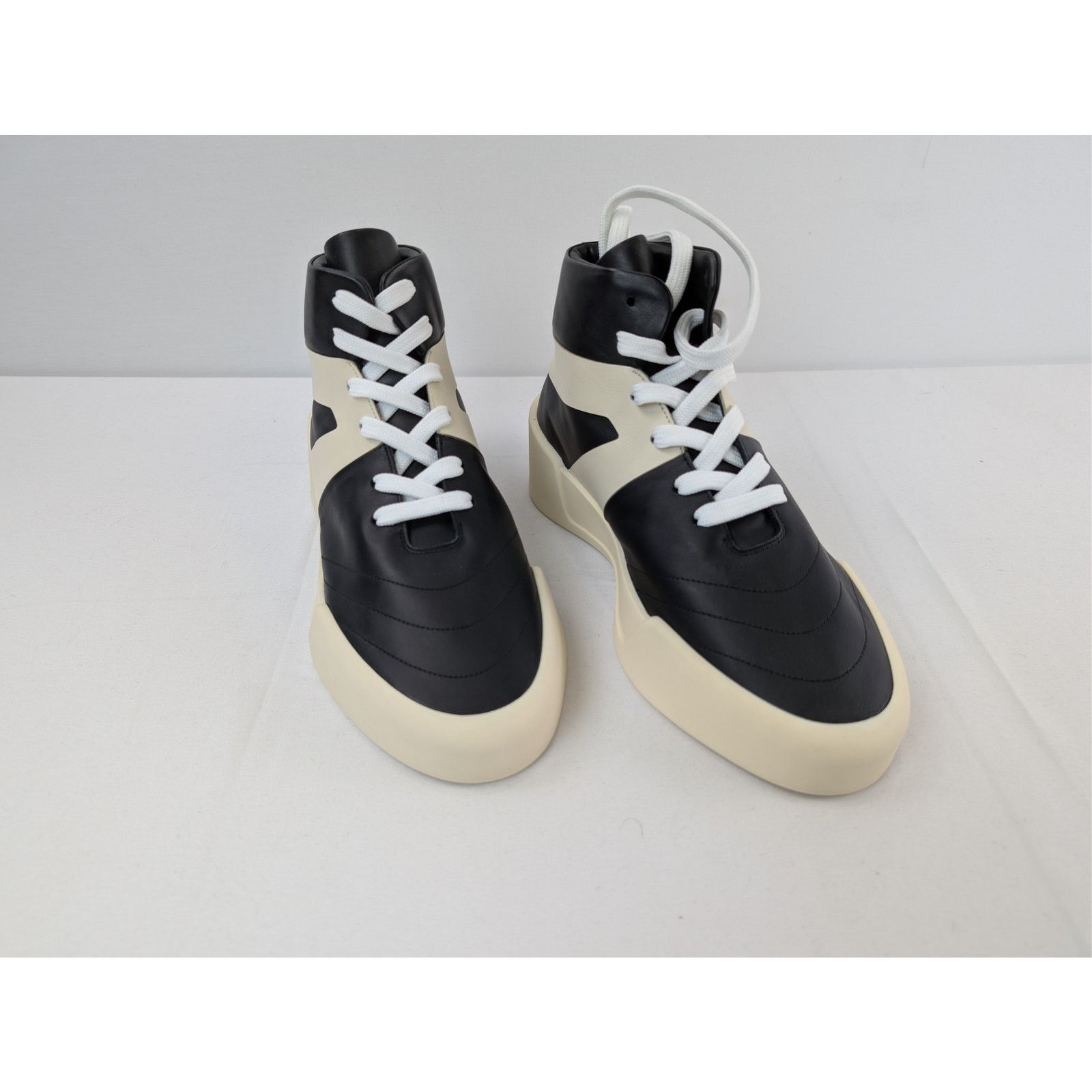 Fear of God o1rshd1 Basketball Flat Leather High Top Sneakers in Black Size US 9 / EU 42 - 6 Thumbnail