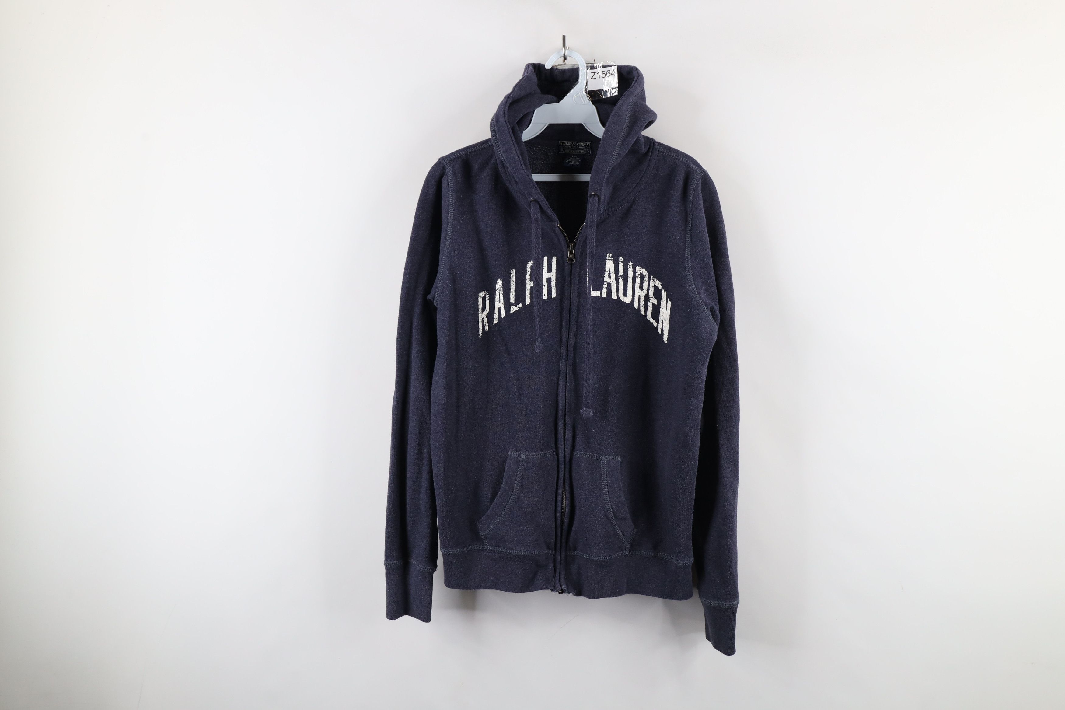 Ralph Lauren × Vintage Vintage 90s Ralph Lauren Spell Full Zip Hoodie Sweatshirt Size L / US 10 / IT 46 - 1 Thumbnail