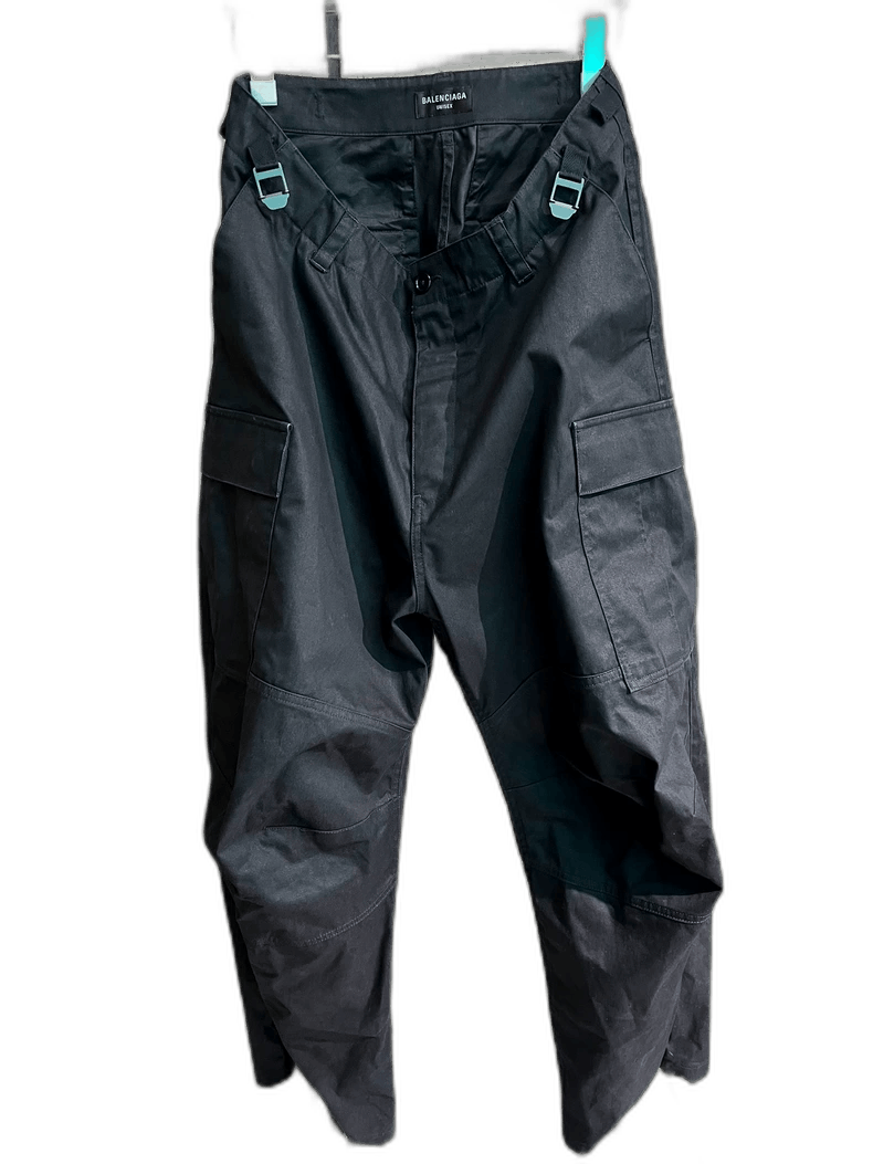 Balenciaga Balenciaga Balenciaga Black Cargo Pants Size S -2507 Size US 34 / EU 50 - 1 Thumbnail