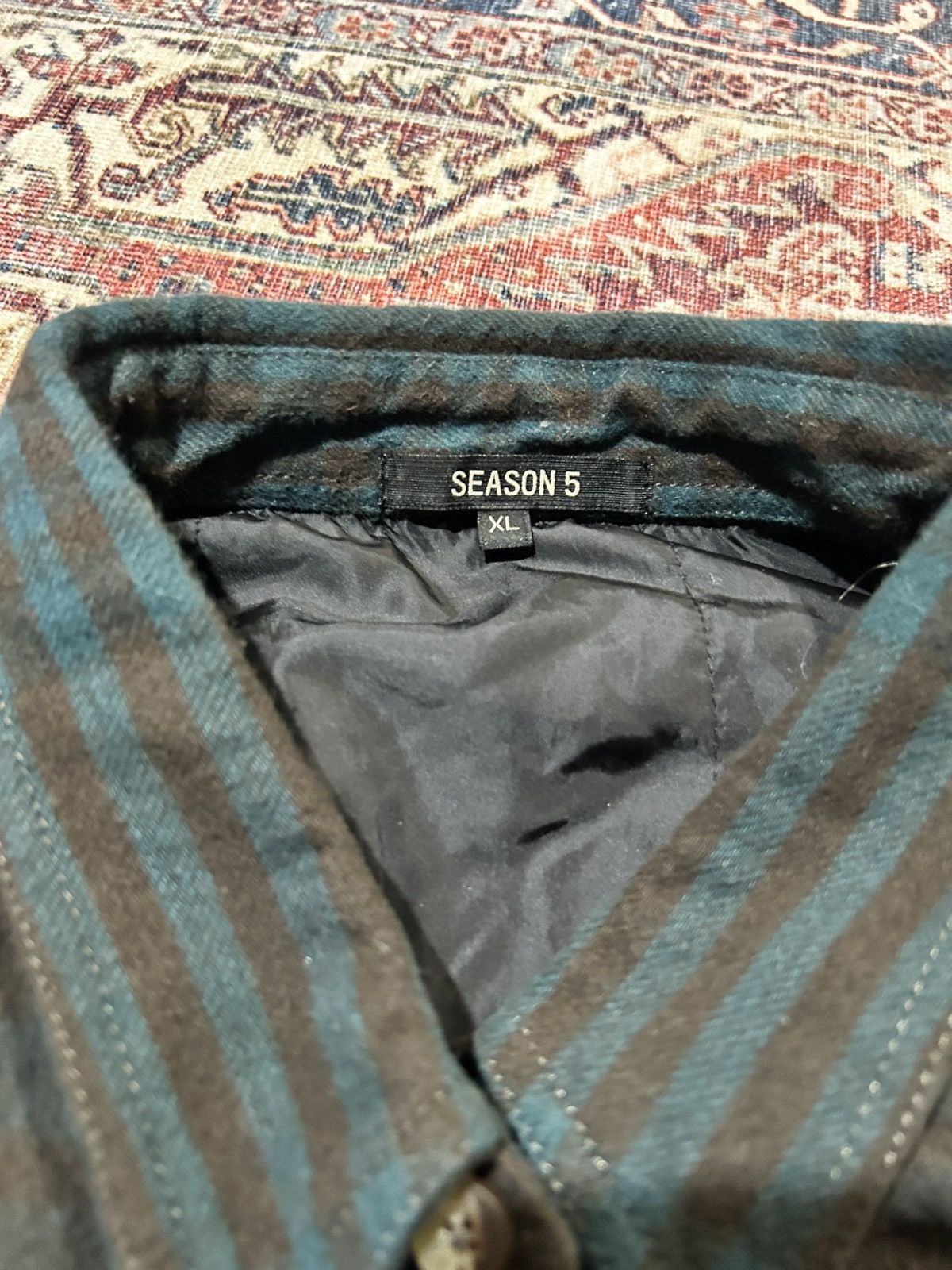 Yeezy Yeezy Season 5 Oversized Flannel Shirt Combo 6 KW5U2012 Size US XL / EU 56 / 4 - 3 Thumbnail