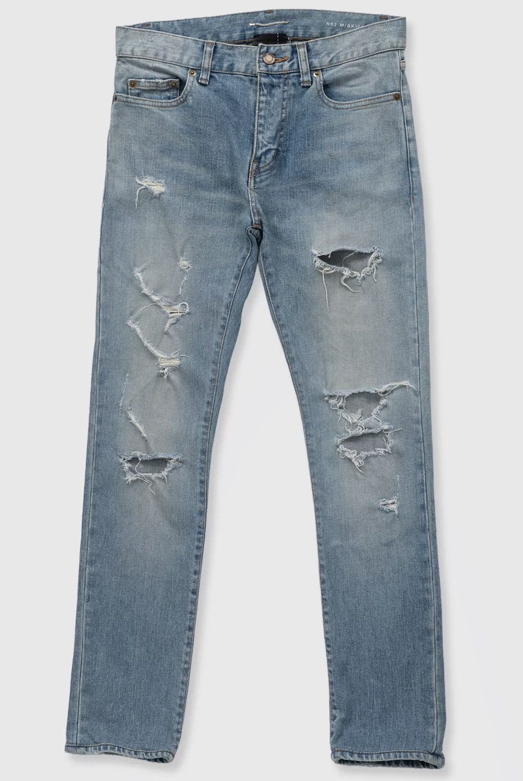 Saint Laurent Paris SAINT LAURENT Hedi Slimane 2016 Crash Skinny Jeans Nettspend Size US 28 / EU 44 - 1 Thumbnail