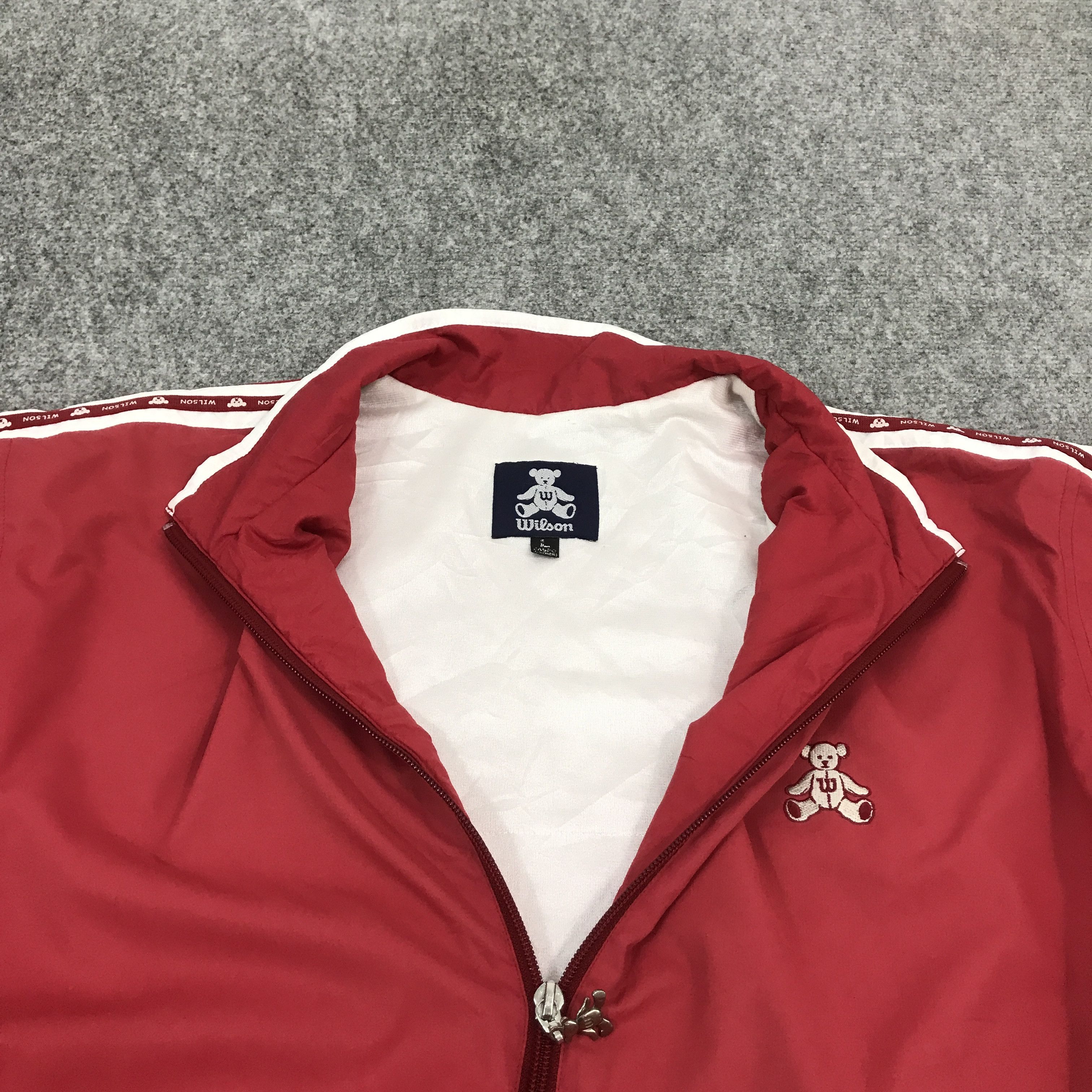 Vintage × Wilson wilson x bear windbreaker jacket Size US L / EU 52-54 / 3 - 5 Thumbnail