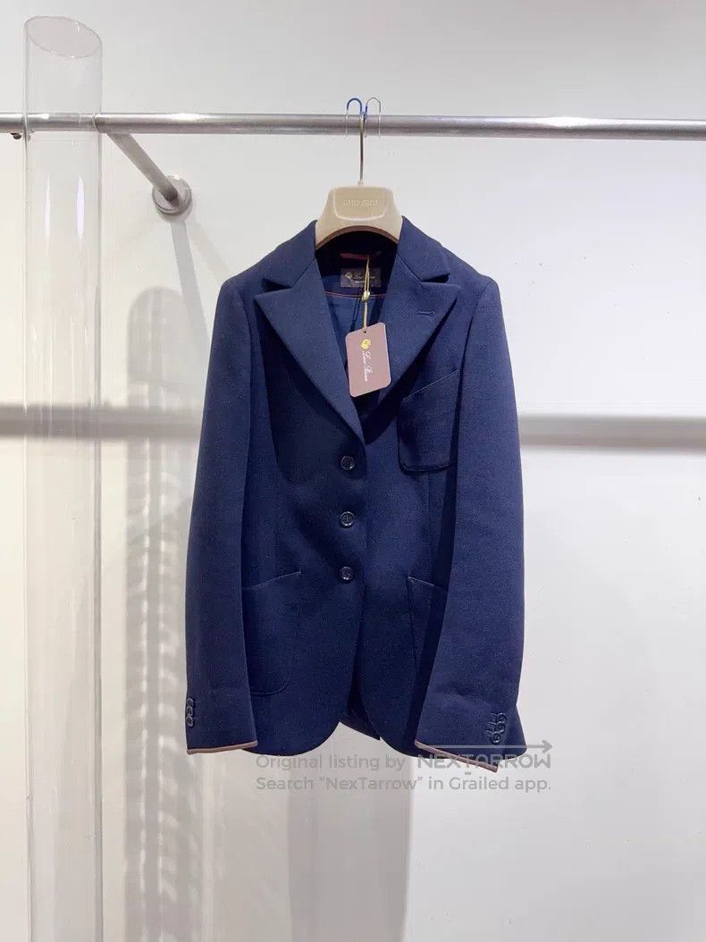 Loro Piana Loro Piana Dark blue wool coat Size XS / US 0-2 / IT 36-38 - 1 Thumbnail