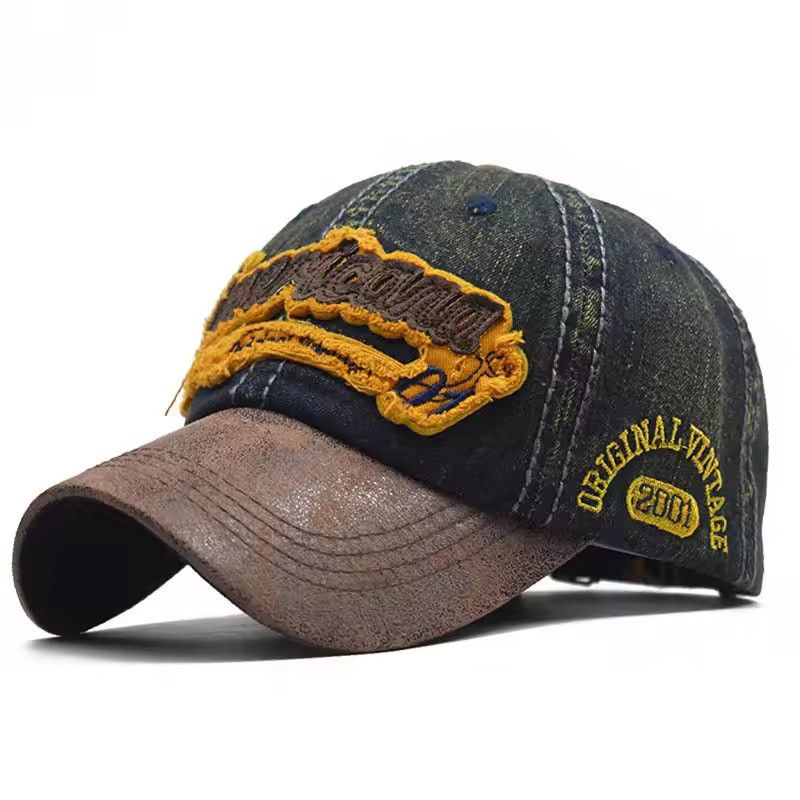 Japanese Brand Embroidery Denim Baseball Cap Size ONE SIZE - 1 Thumbnail