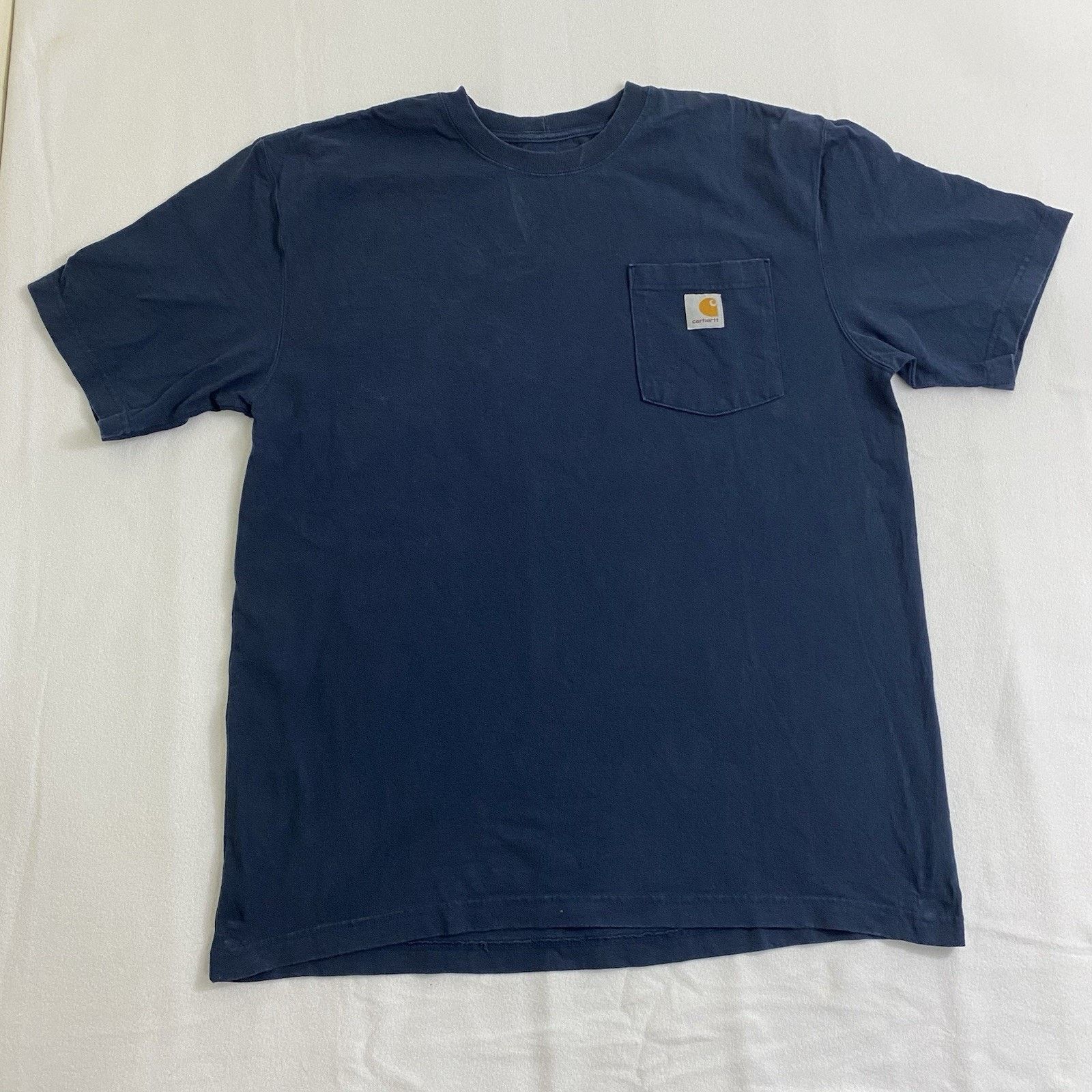Carhartt Carhartt Men's Medium T-Shirt Navy Blue Crew Neck Tee Size US M / EU 48-50 / 2 - 1 Thumbnail