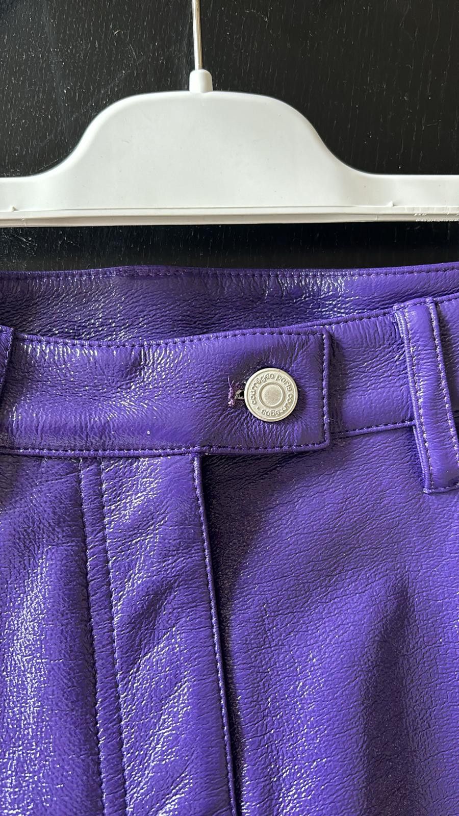 Courreges Courrèges Vinyl Pants 'Ultraviolet' Size 26" / US 2 / IT 38 - 7 Thumbnail