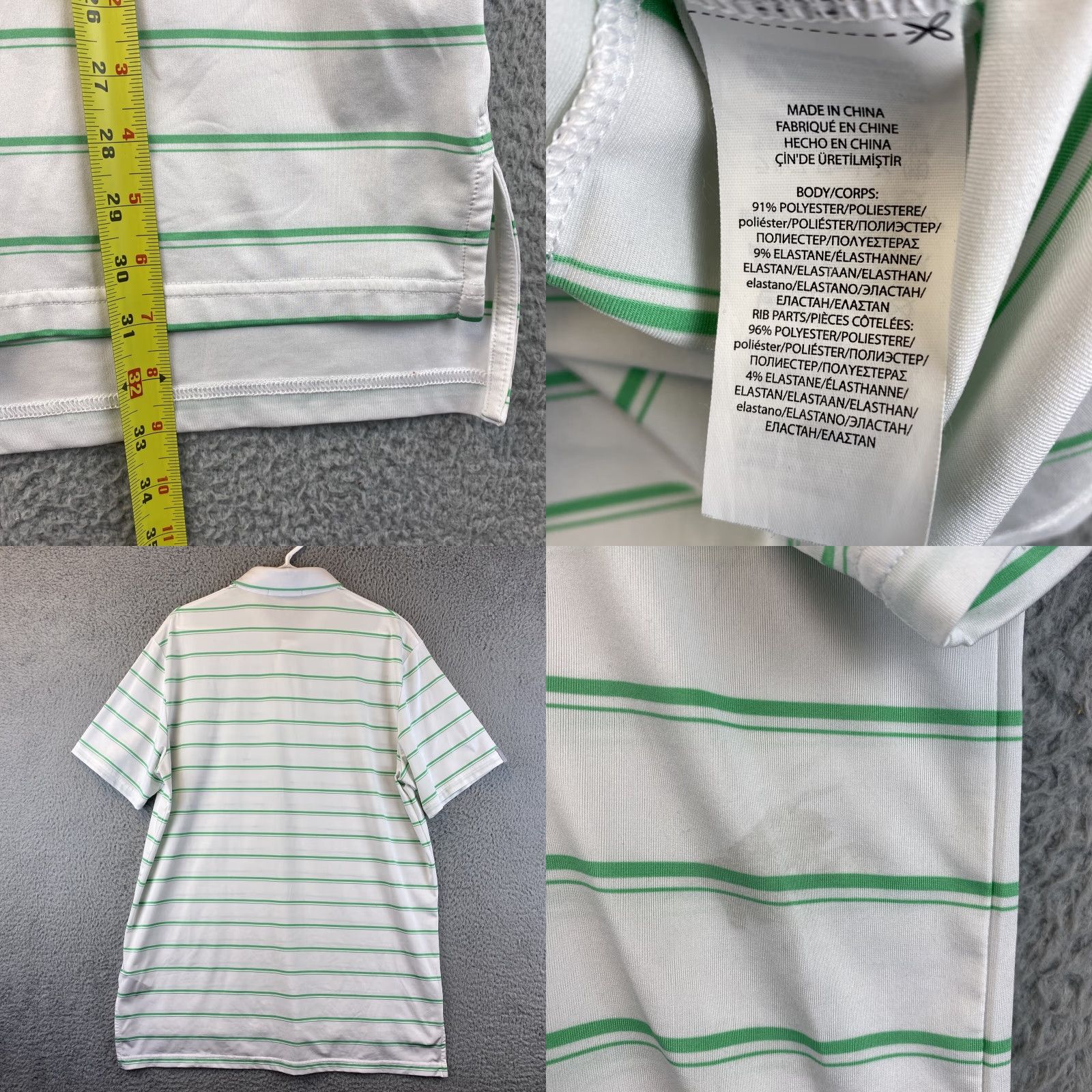 RLX Ralph Lauren VINTAGE RLX Ralph Lauren Polo Shirt Golf Short Sleeve Men L Green 87-1 Mens Polo Size US L / EU 52-54 / 3 - 8 Thumbnail