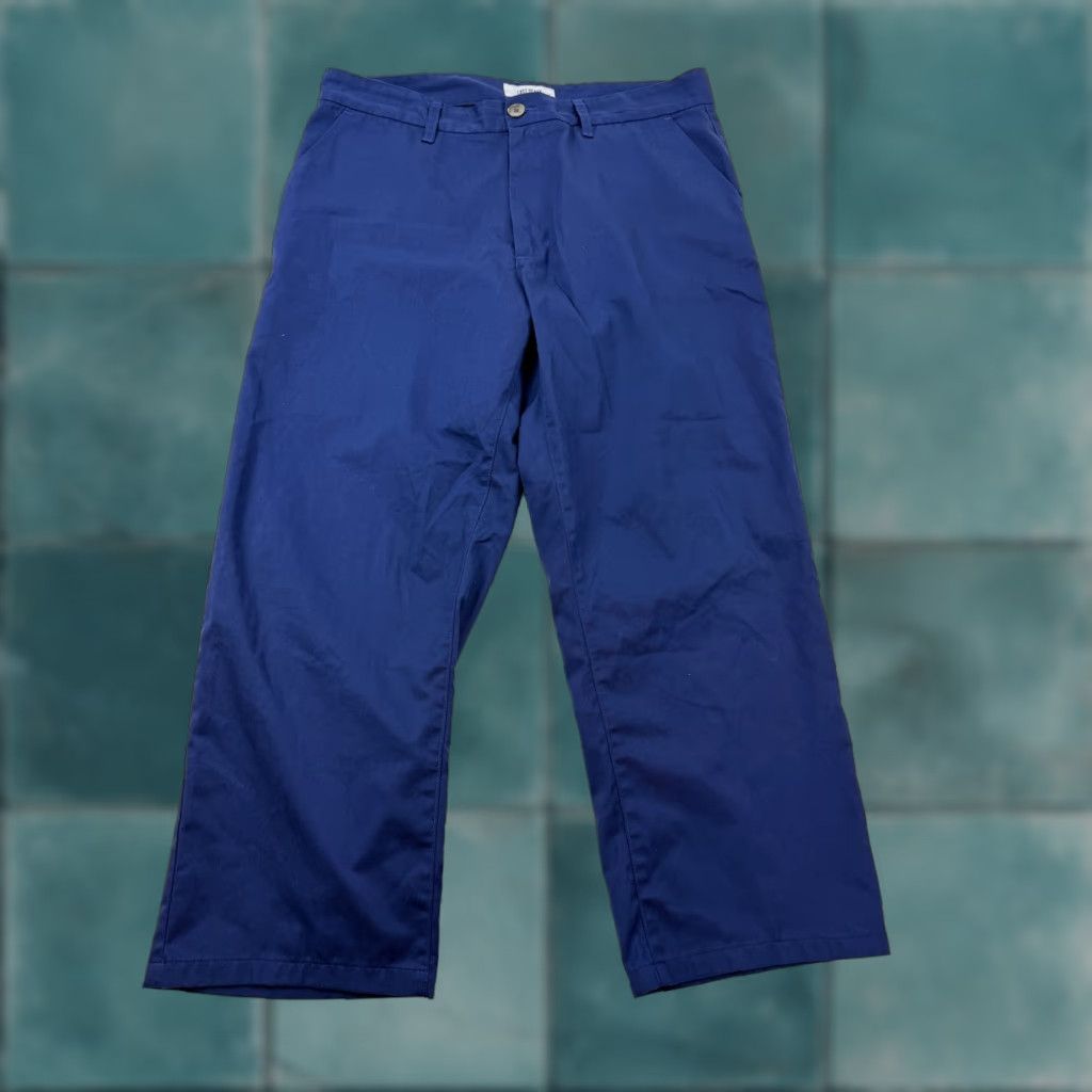 Vintage VINTAGE Last Heavy Pants Mens 36x25 Blue Chino Straight Leg Twill Made In USA Casual Size US 36 / EU 52 - 1 Thumbnail