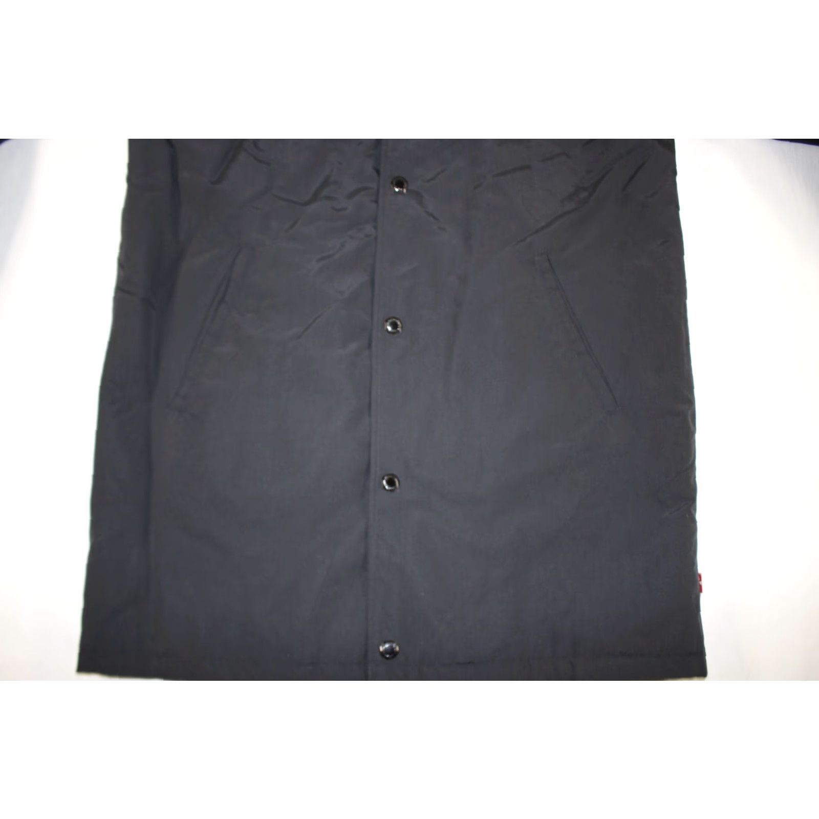 Levi's Levi's Coach's Jacket Hooded Mid Length Black 69627 Camo Lined Men's M Size US M / EU 48-50 / 2 - 2 Thumbnail
