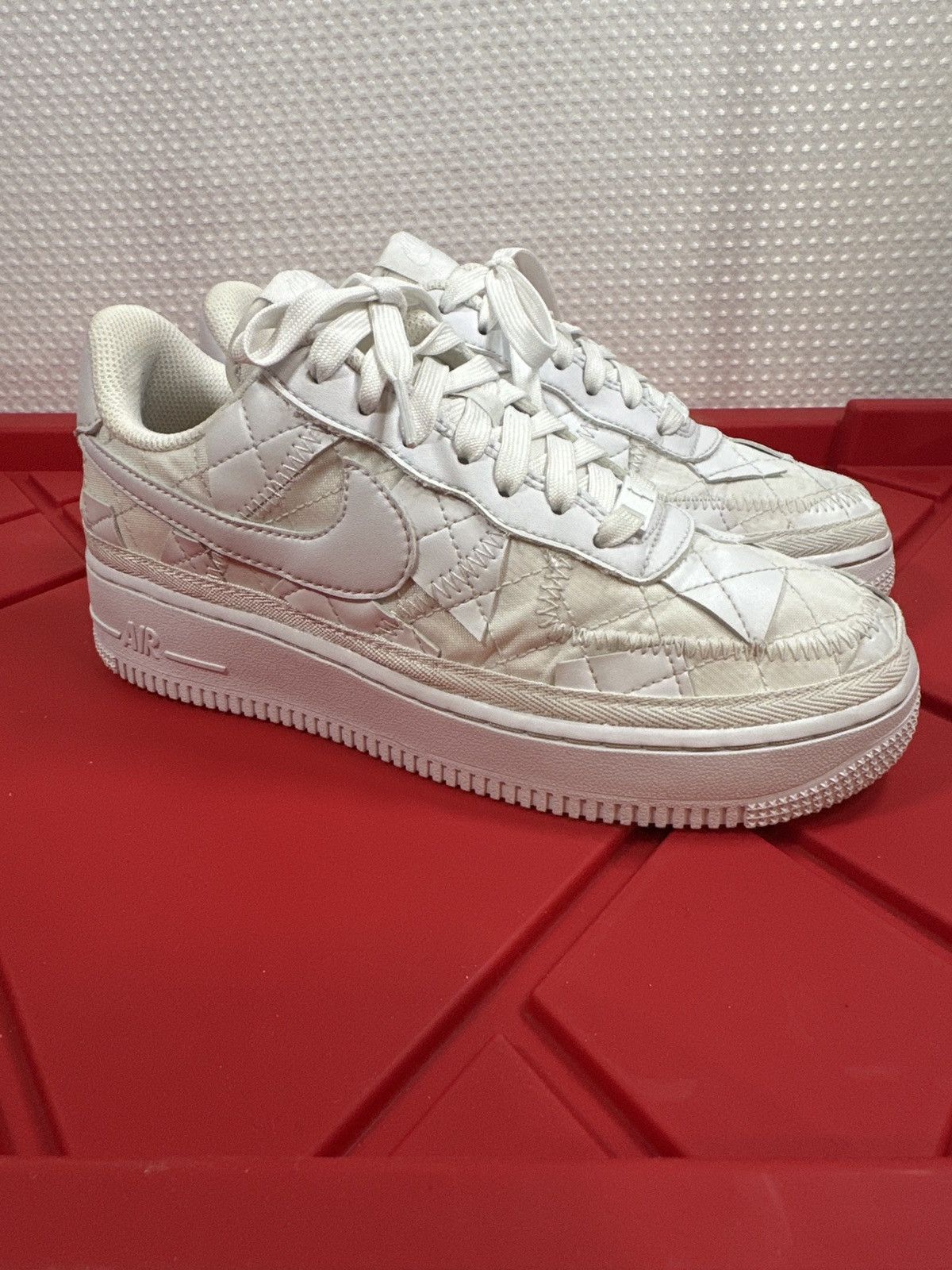 Nike Nike Air Force 1 Low SP Billie Eilish "Triple White" Size US 7.5 / IT 37.5 - 2 Thumbnail