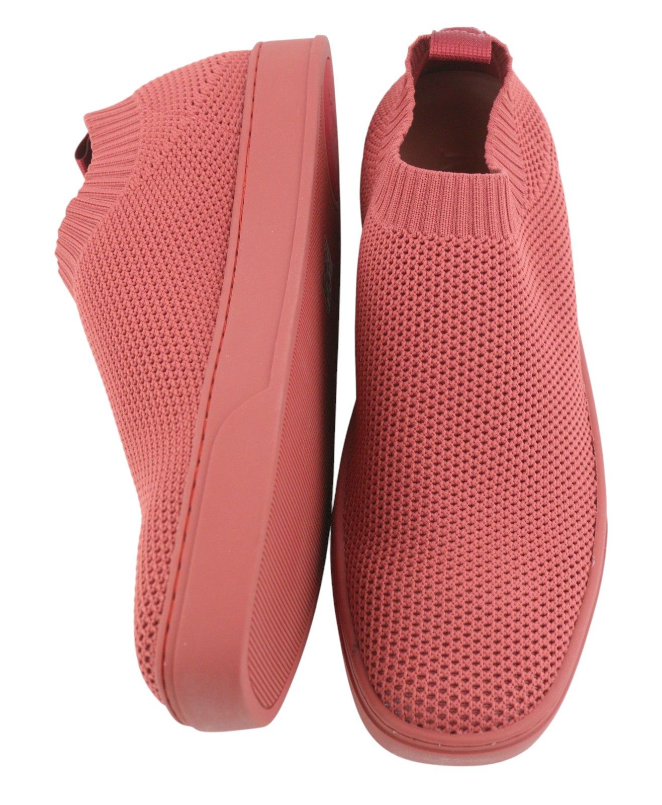 MAX&Co. EU38 Brick Red Textured Slip Square Sole Toe 88724 Size US 7 / IT 37 - 6 Thumbnail