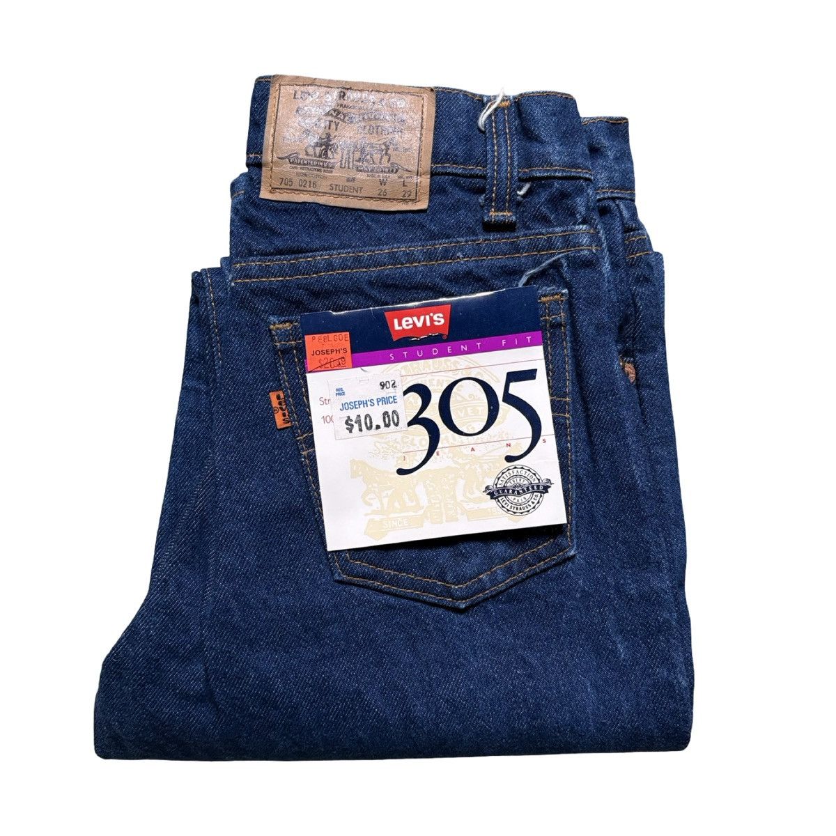Levi's Vintage 80's Levi's 705 Student Straight Leg Jeans 26x29 NOS Size 26" / US 2 / IT 38 - 1 Thumbnail