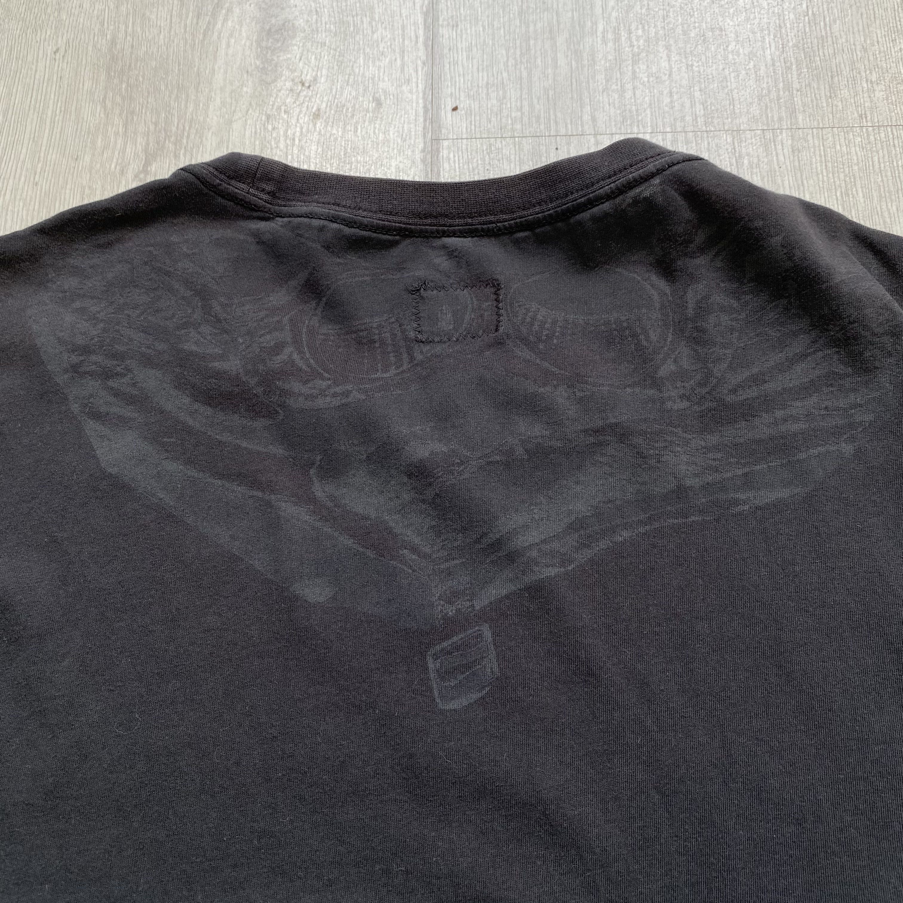 C.P. Company Trashed CP Company Tee Vintage hooded logo google jacket Size US M / EU 48-50 / 2 - 9 Thumbnail