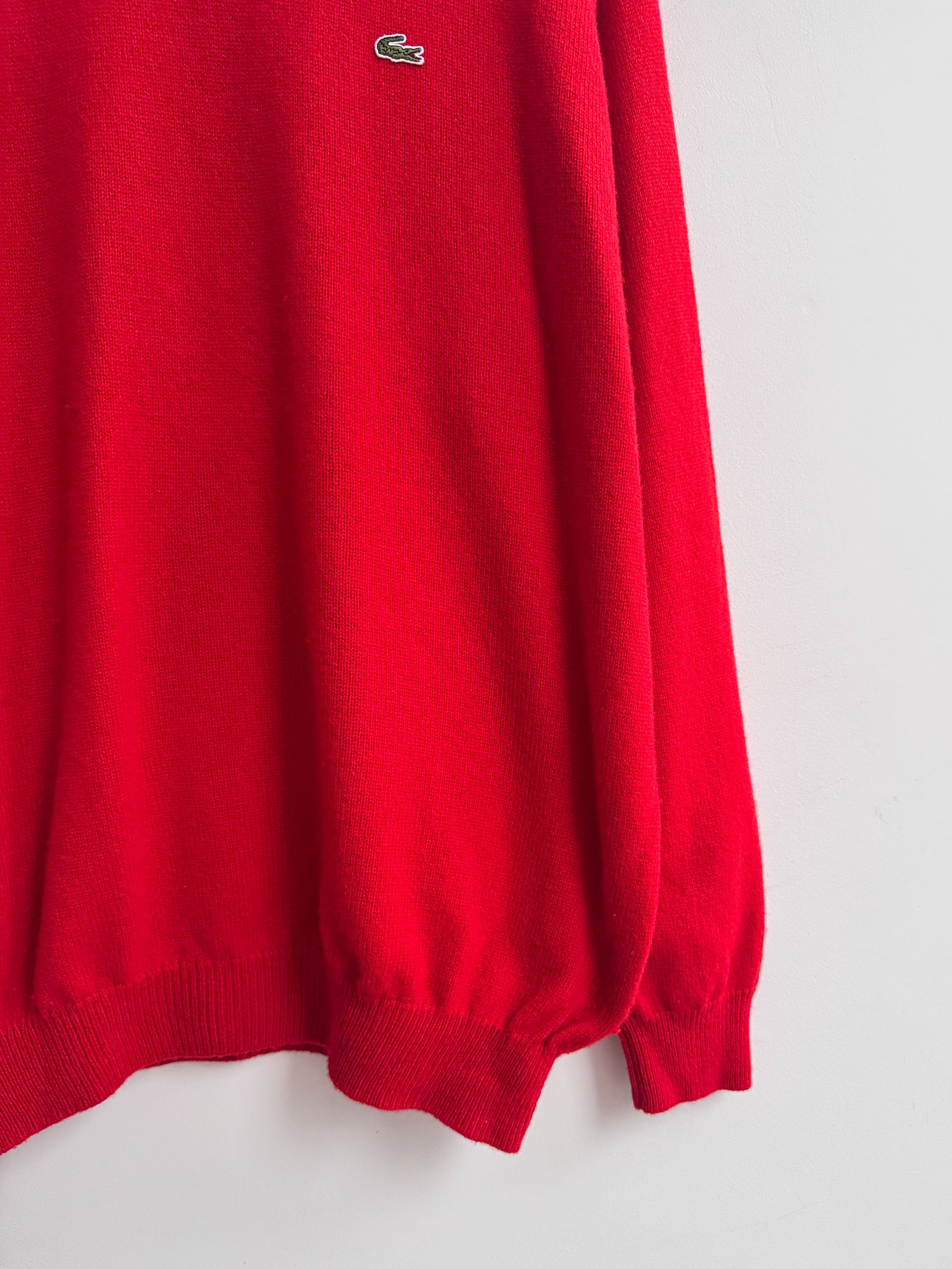 Lacoste Vintage Lacoste Crew Neck Sweater Jumper Size US XL / EU 56 / 4 - 5 Thumbnail
